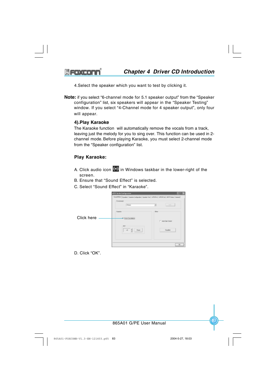 Chapter 4 driver cd introduction | Foxconn 865A01-PE-6EKRS User Manual | Page 91 / 124