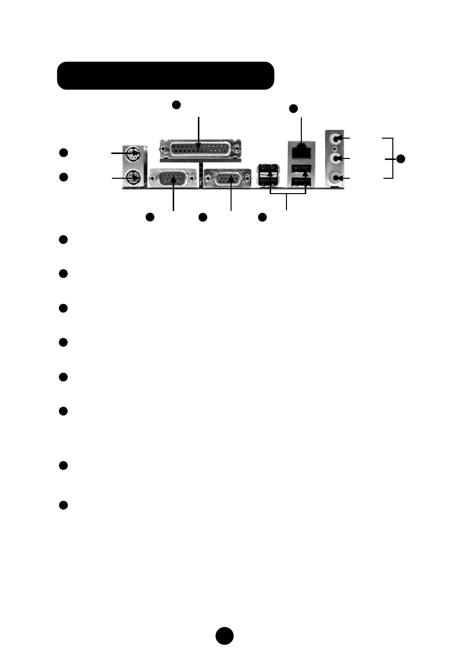 Rear panel | Foxconn 648FX4MR-ES User Manual | Page 2 / 10