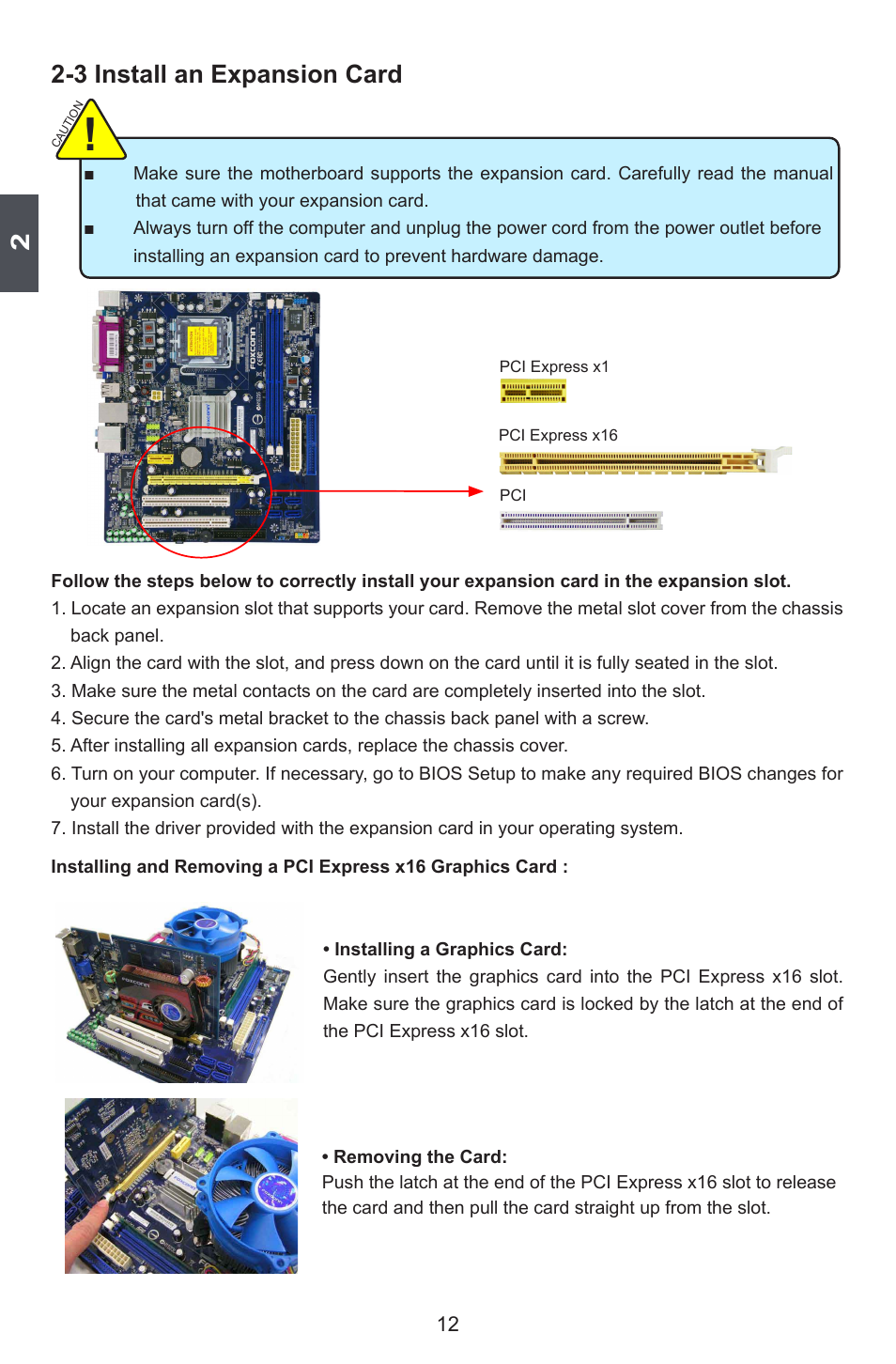 3 install an expansion card | Foxconn M7VMX Series User Manual | Page 19 / 107