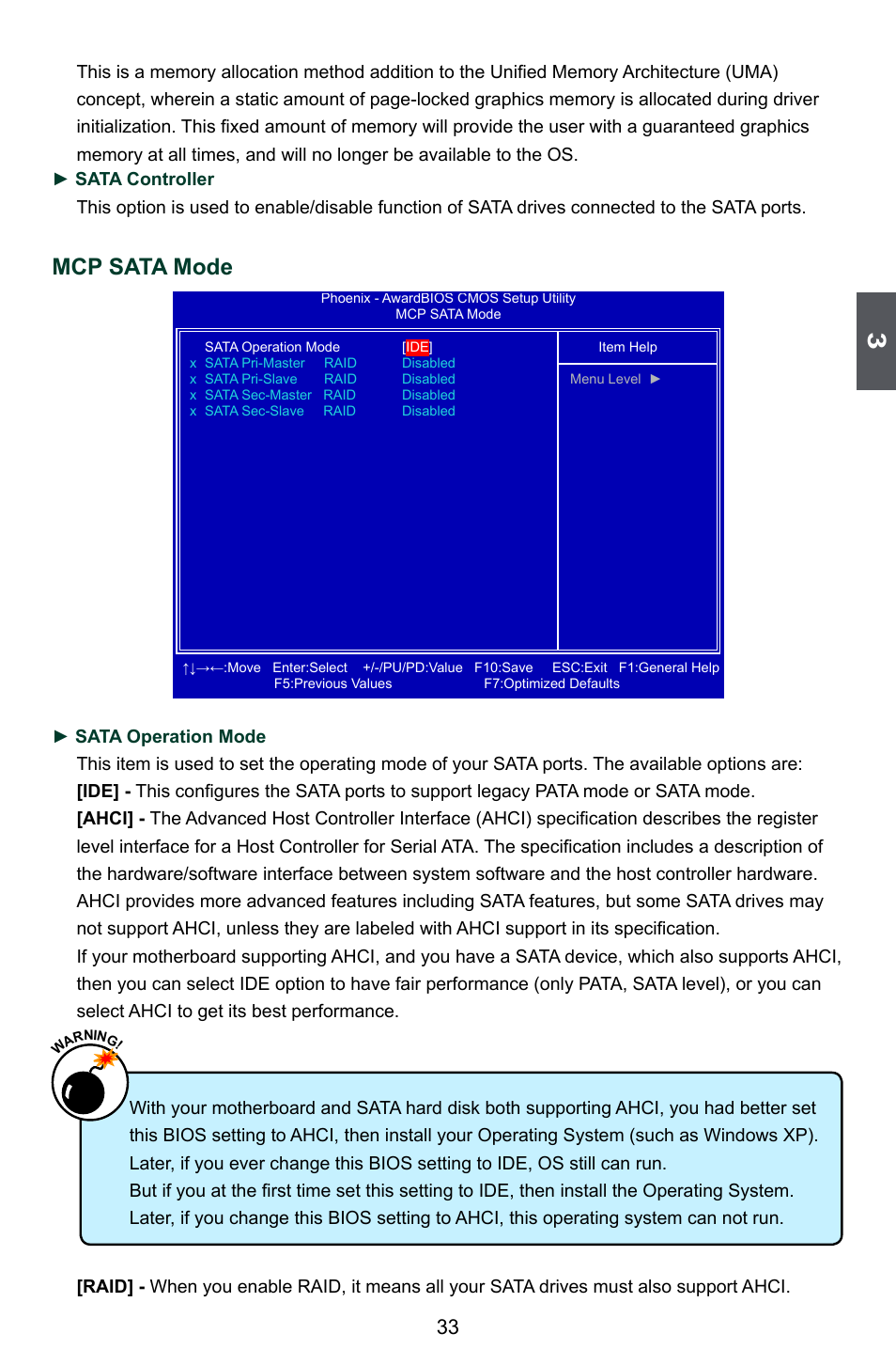 Mcp sata mode | Foxconn M7PMX Series User Manual | Page 40 / 108