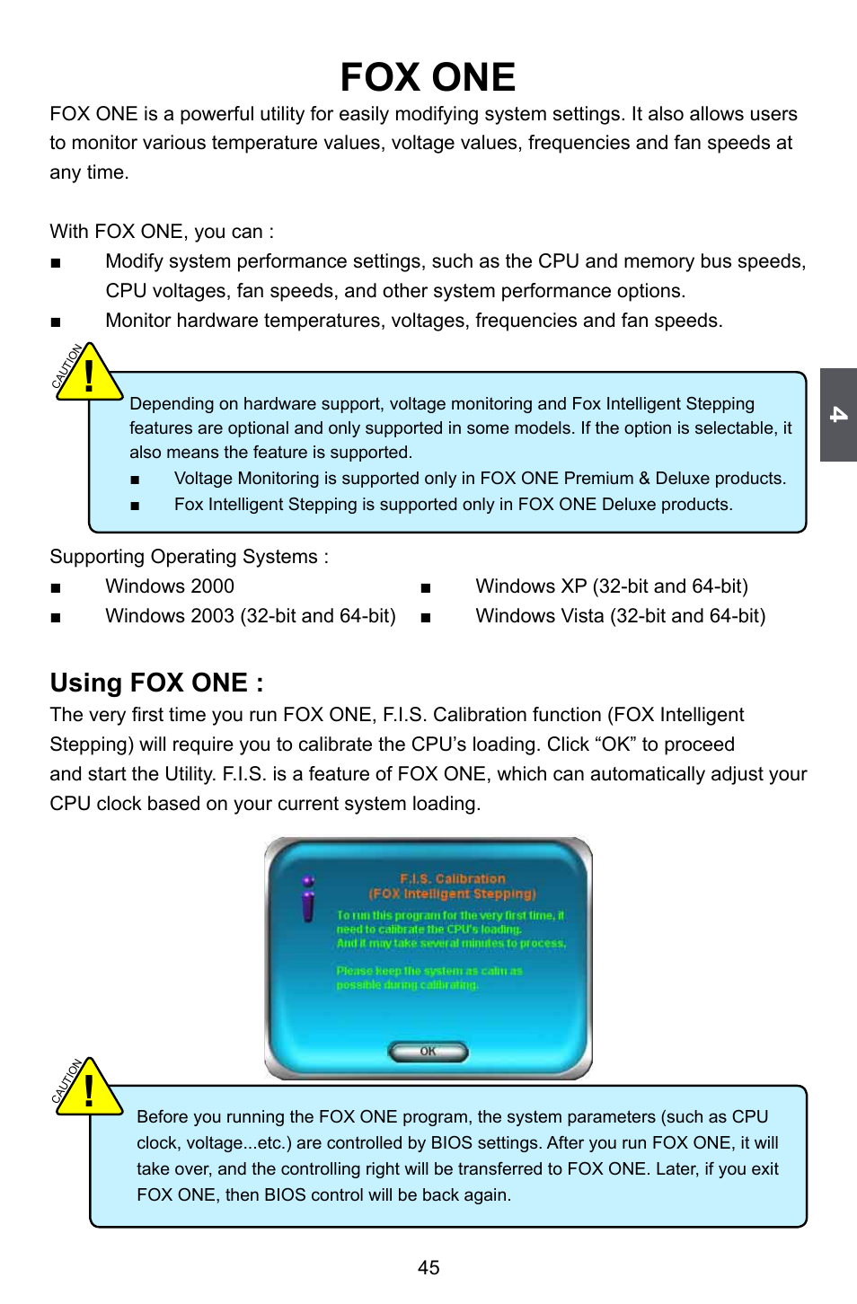 Fox one, Using fox one | Foxconn M7PMX Series User Manual | Page 52 / 108