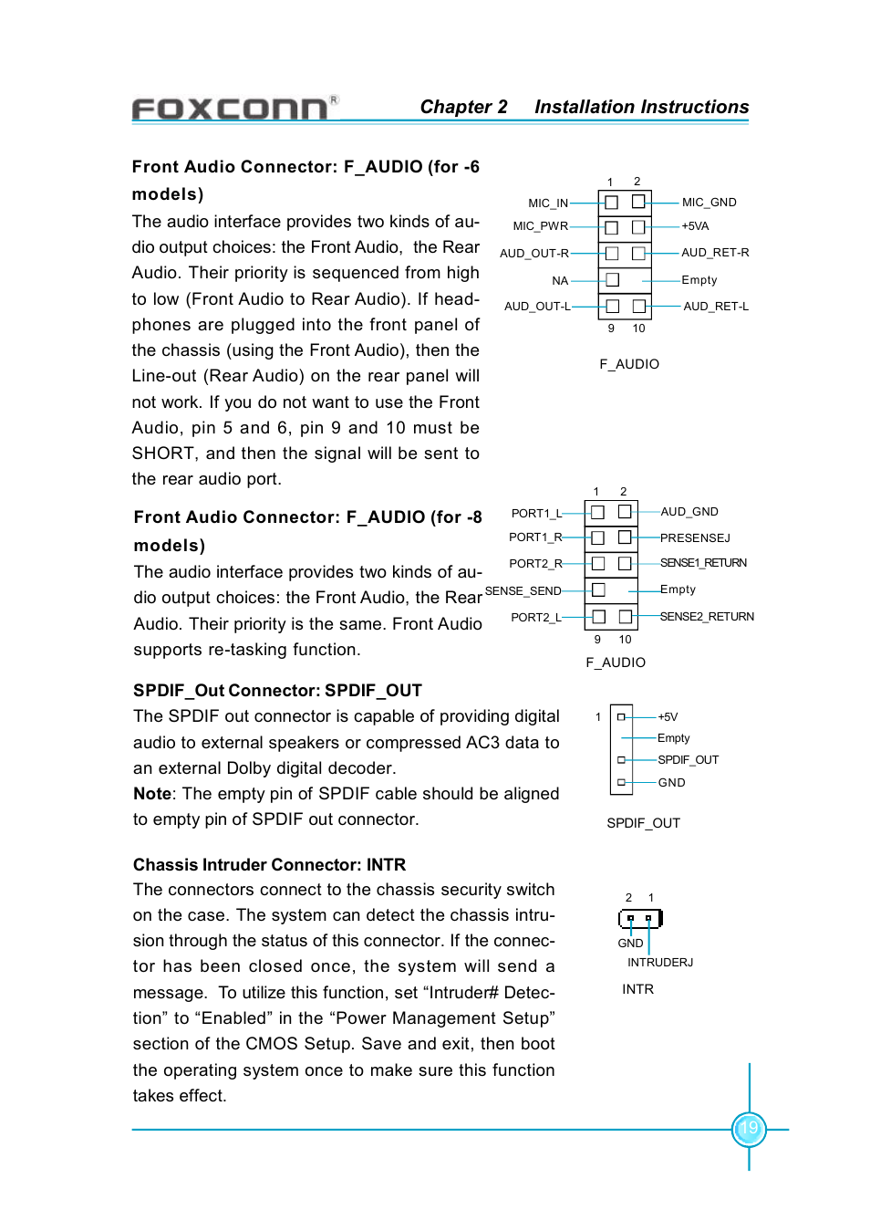 Chapter 2 installation instructions | Foxconn 865G7AF-8EKS User Manual | Page 25 / 51