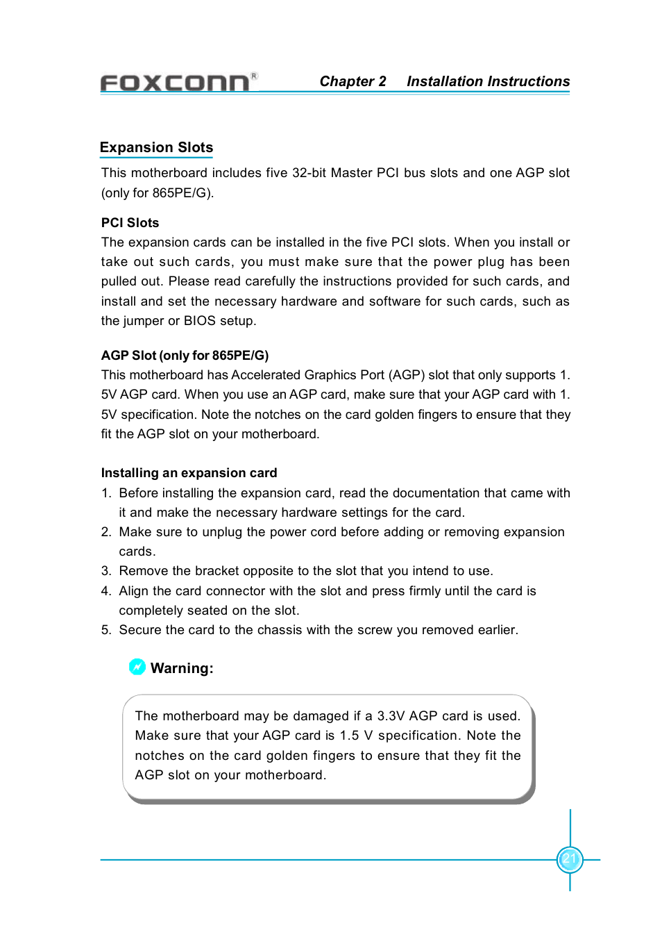 Foxconn 865G7AF-8EKS User Manual | Page 27 / 51