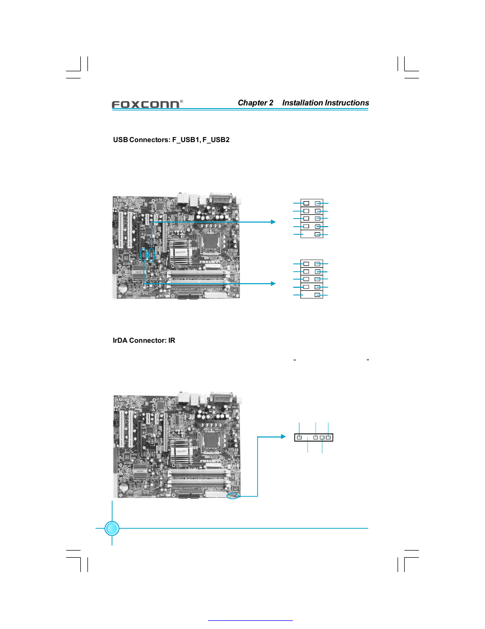 Chapter 2 installation instructions | Foxconn 915P7AD-8EKRS User Manual | Page 31 / 110