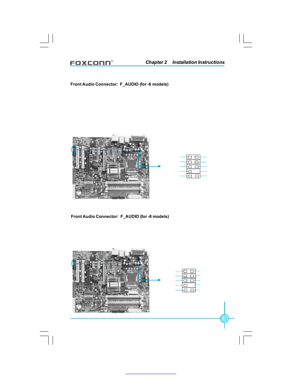 Chapter 2 installation instructions | Foxconn 915P7AD-8EKRS User Manual | Page 34 / 110