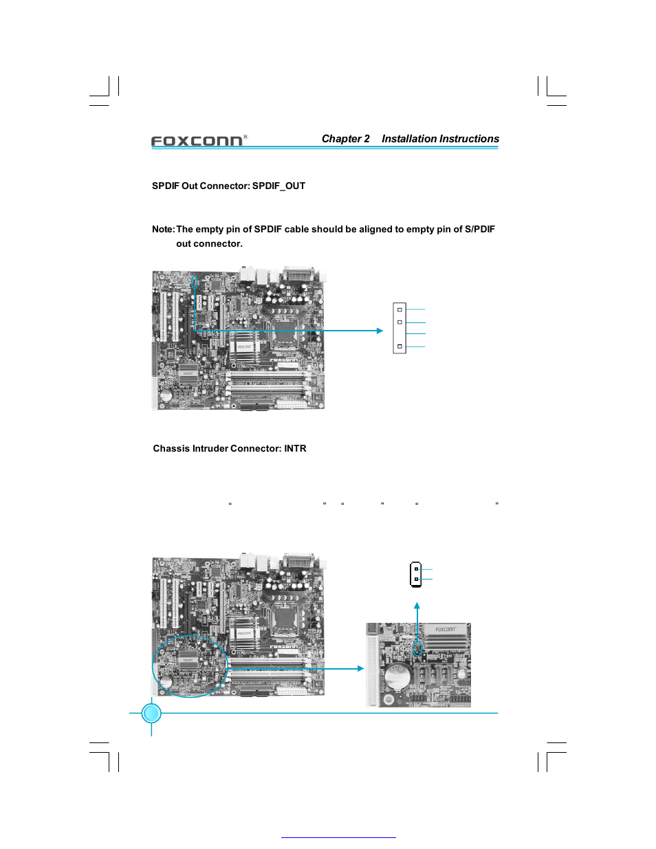 Chapter 2 installation instructions | Foxconn 915P7AD-8EKRS User Manual | Page 35 / 110