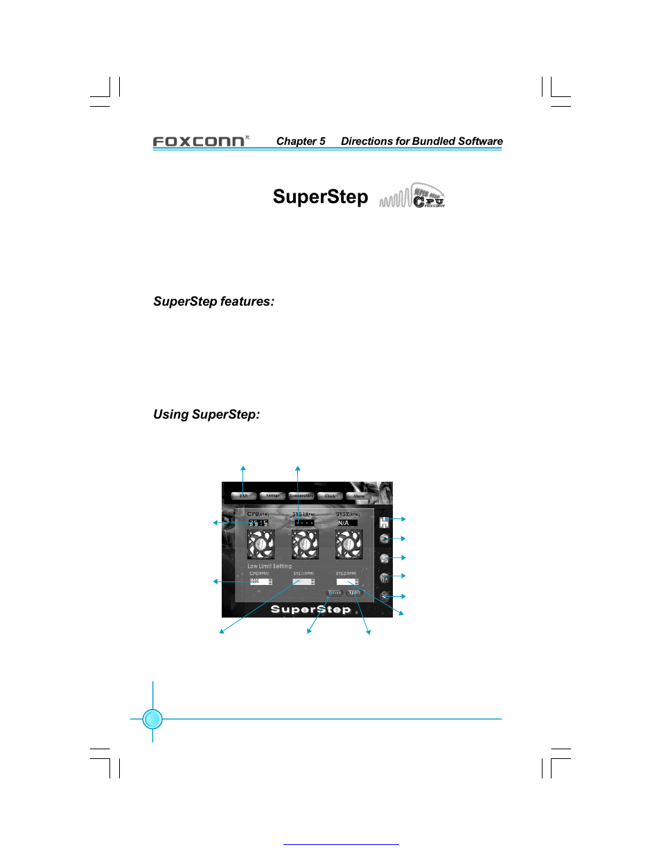 Superstep, Superstep features, Using superstep | Foxconn 915P7AD-8EKRS User Manual | Page 85 / 110