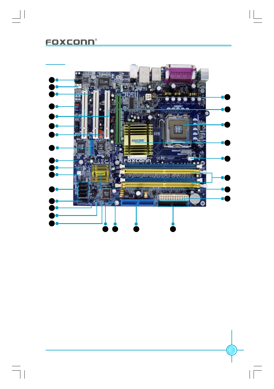Chapter 1 product introduction layout | Foxconn 915P7MC-S User Manual | Page 12 / 55