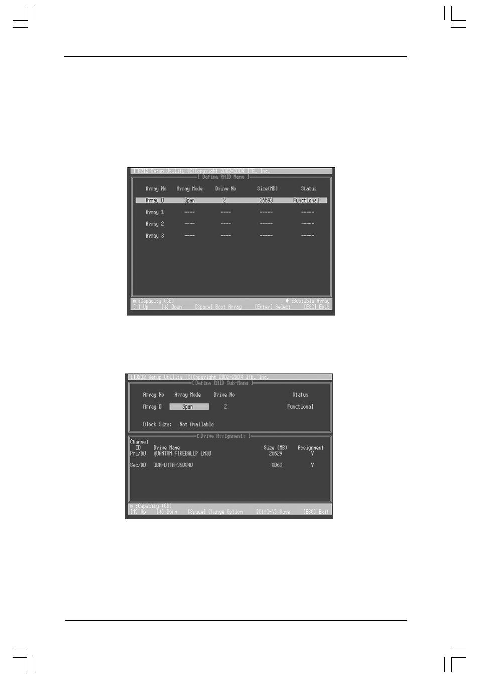 Raid user’s guide, 38 5. defining a raid array | Foxconn 925XE7AA-8EKRS2-RAID User Manual | Page 40 / 45