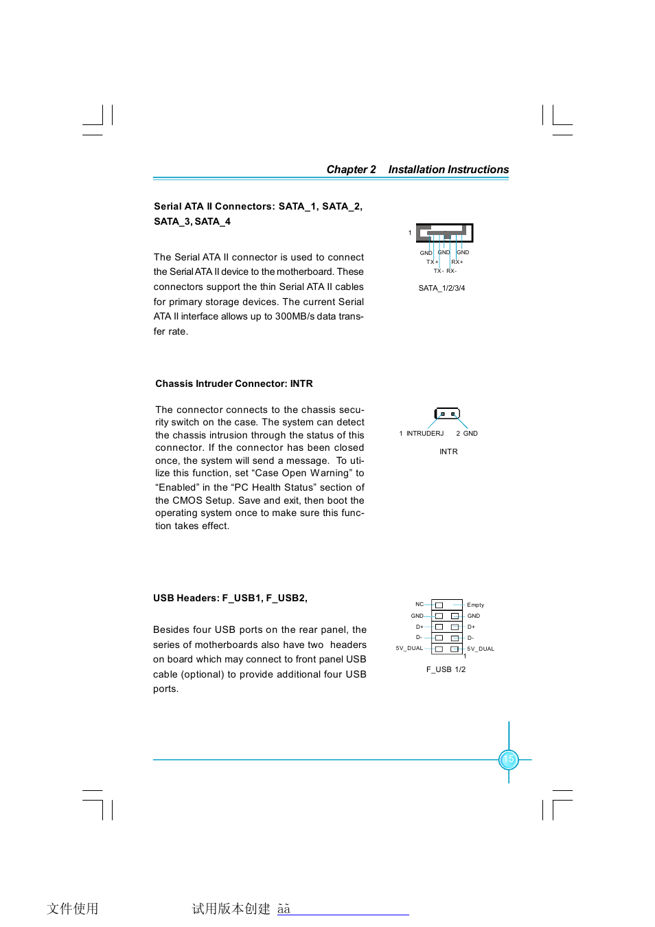 Chapter 2 installation instructions | Foxconn 945PL7AE-8KRS2HV User Manual | Page 22 / 72