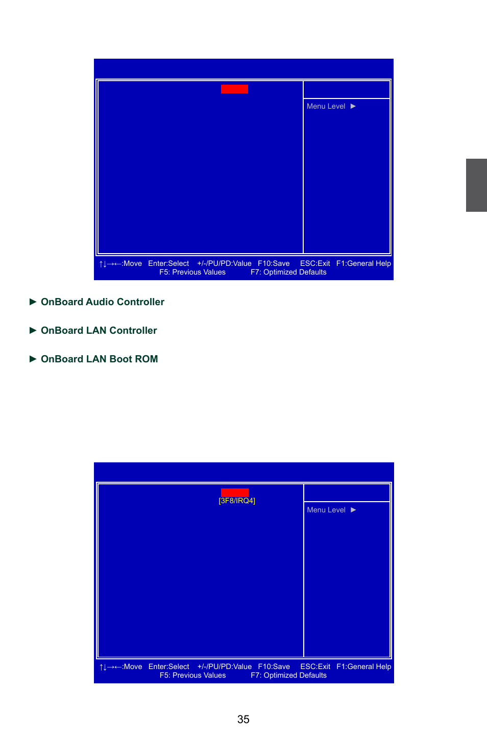 Onboard devices, Superio devices | Foxconn G31MG Series User Manual | Page 42 / 85