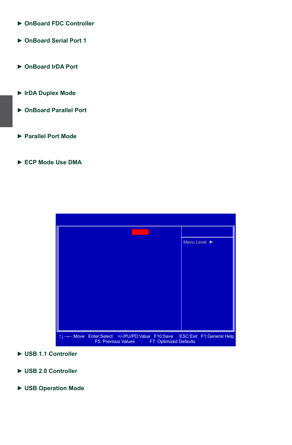 Usb devices setting | Foxconn G31MG Series User Manual | Page 43 / 85