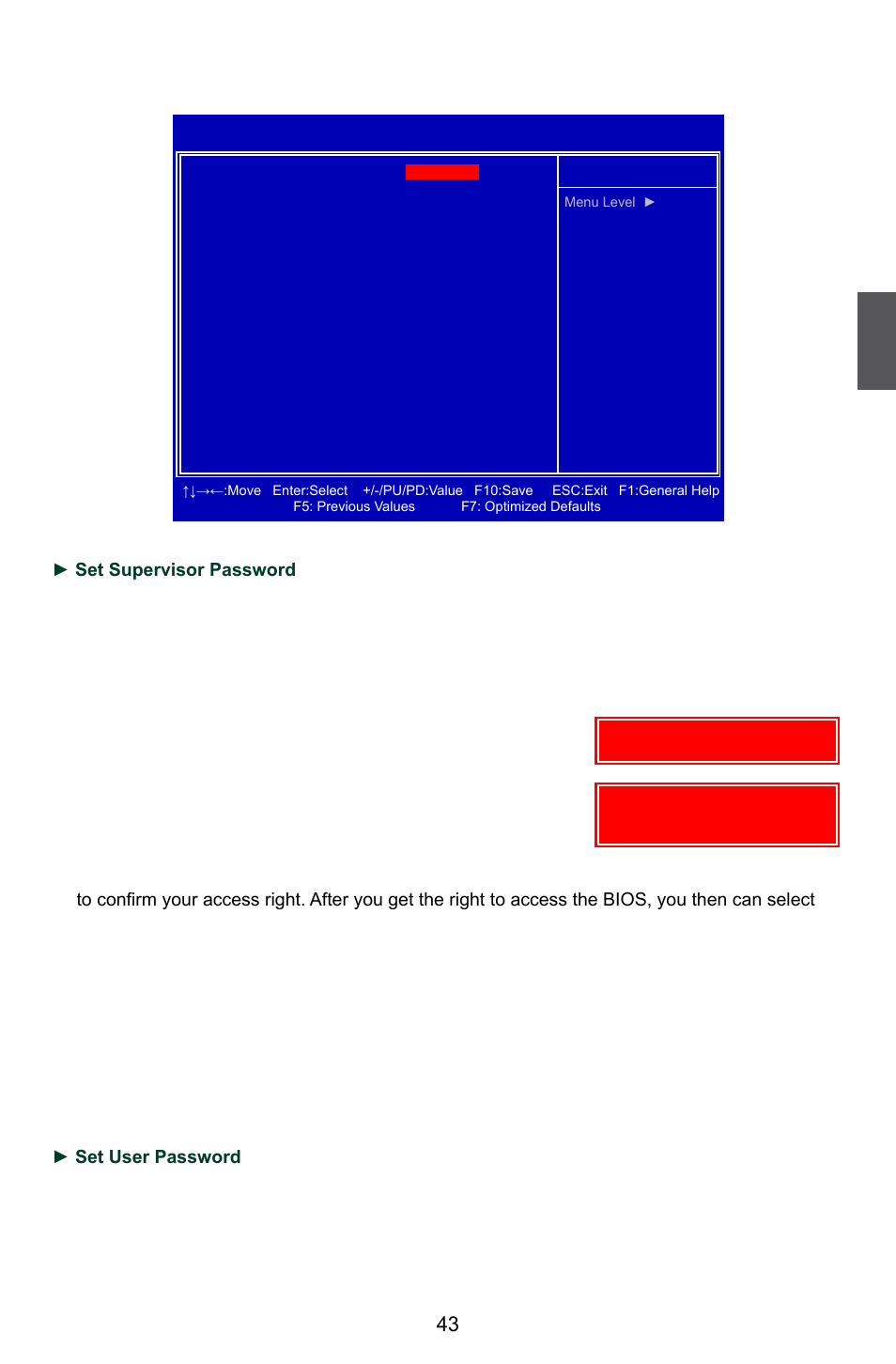 Bios security features | Foxconn G31MG Series User Manual | Page 50 / 85