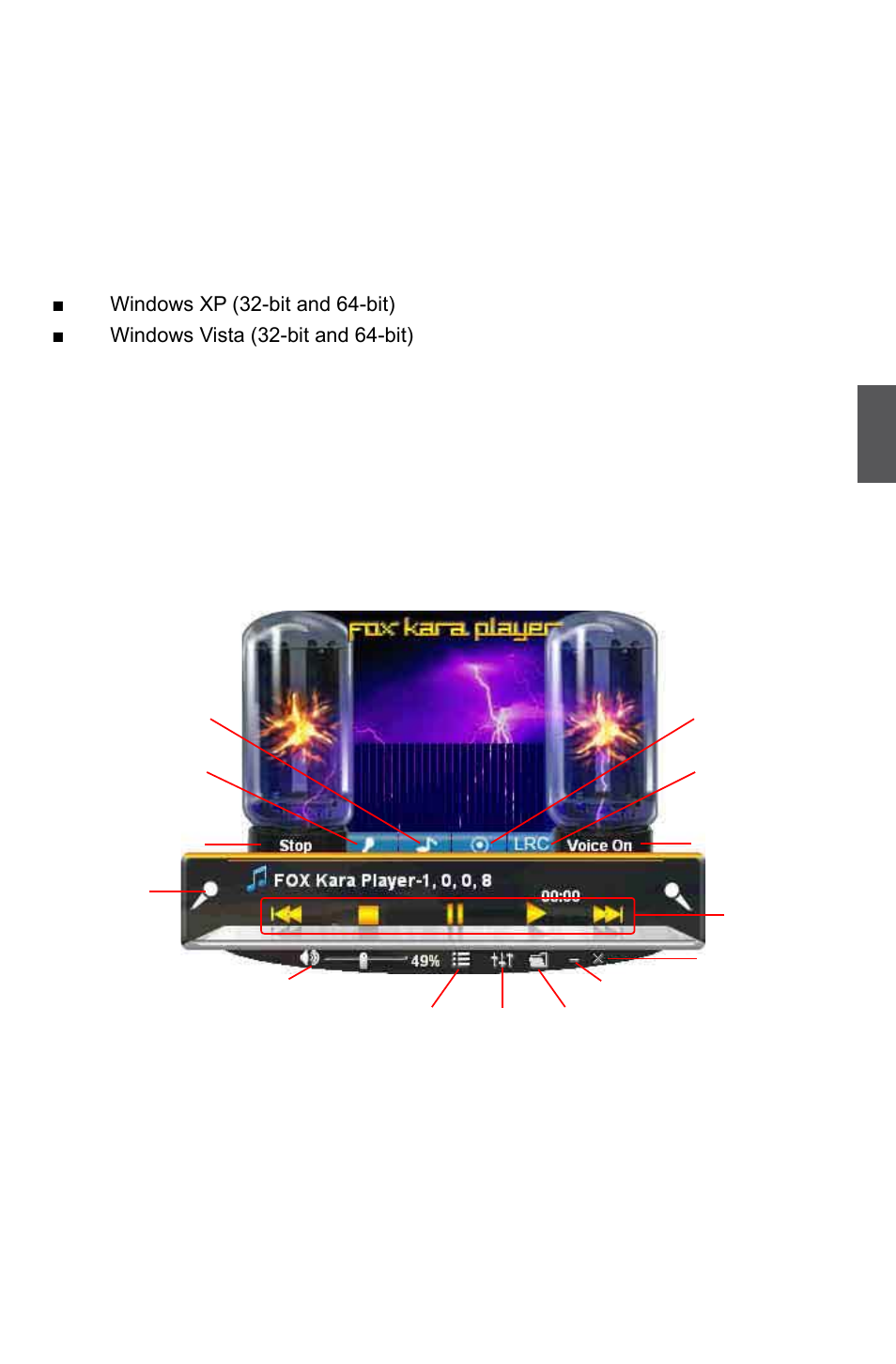 Fox kara player, Using fox kara player | Foxconn G31MG Series User Manual | Page 78 / 85