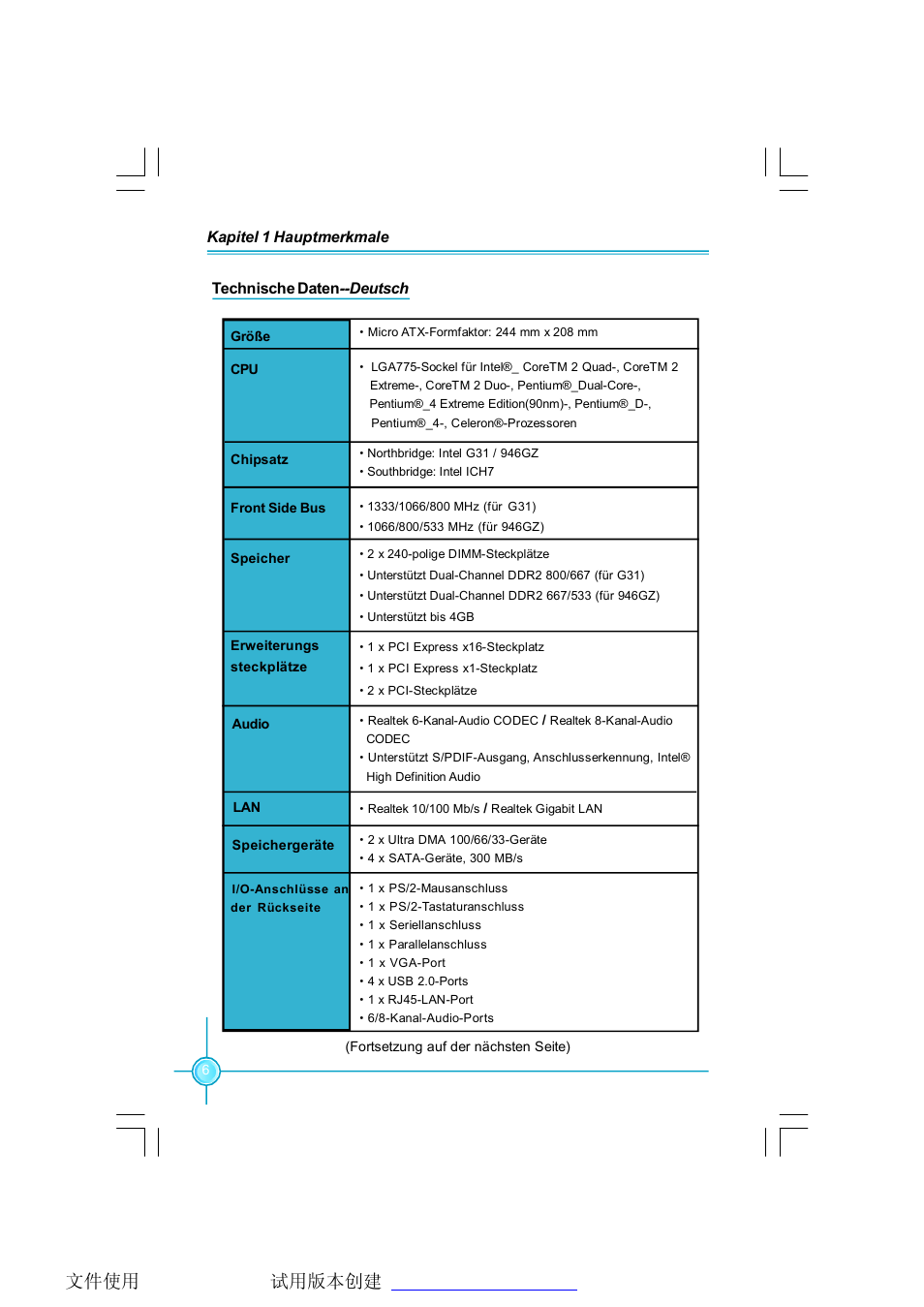 Foxconn G31MX Series User Manual | Page 12 / 47