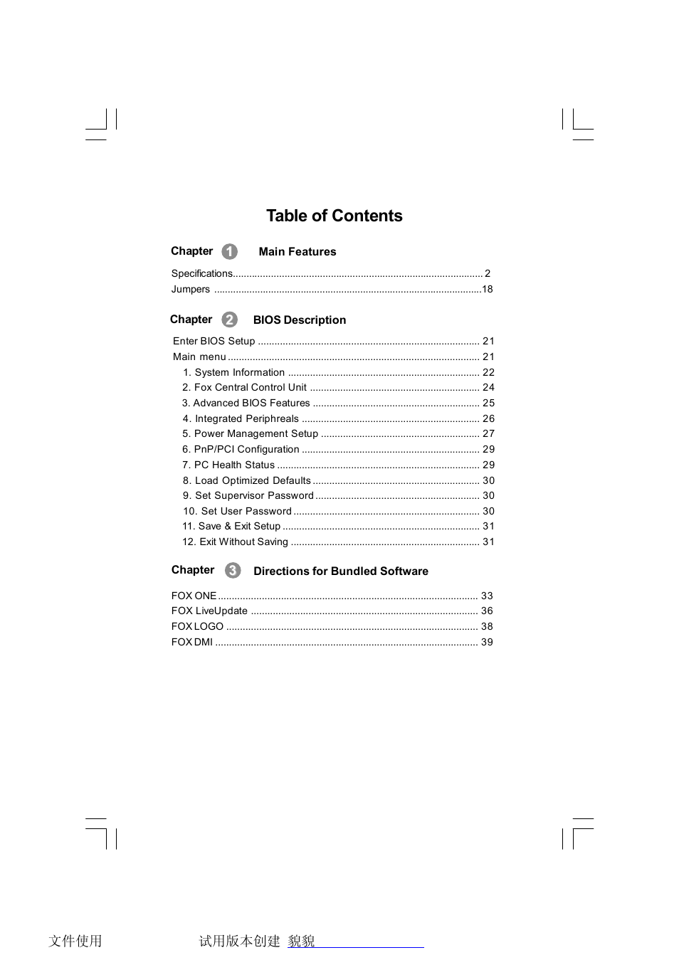Foxconn P31A Series User Manual | Page 4 / 45