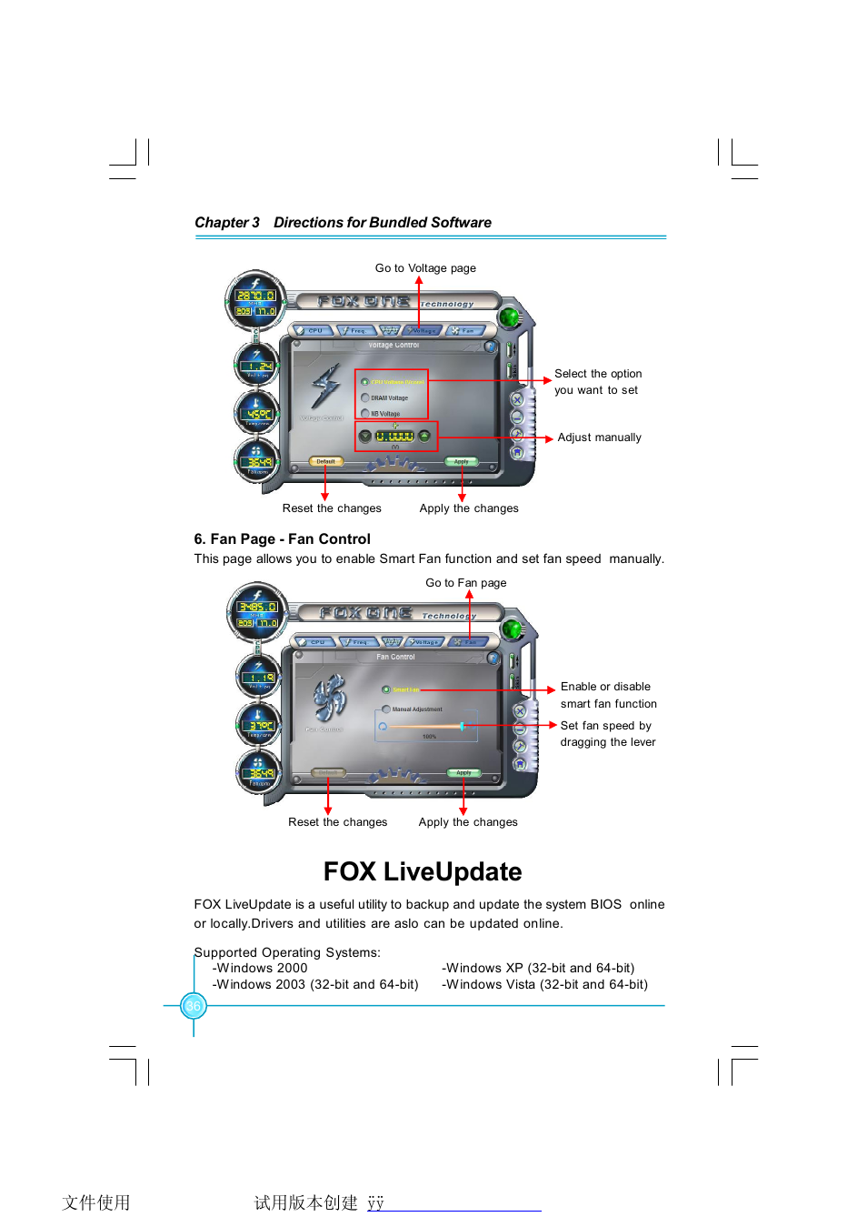 Fox liveupdate | Foxconn P31A Series User Manual | Page 42 / 45
