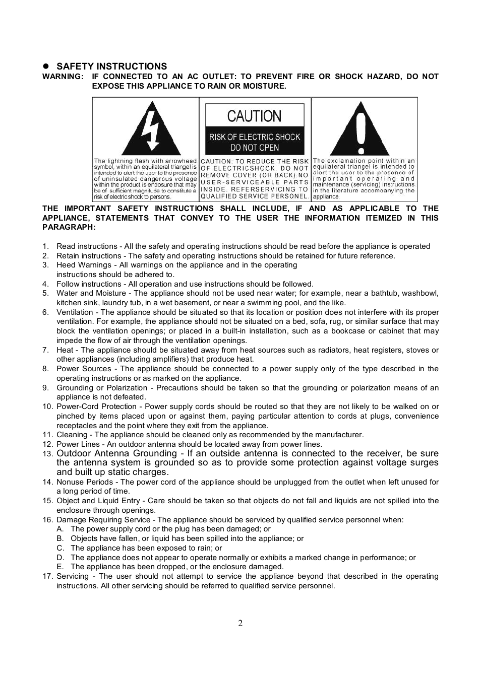 Curtis RCD224UK User Manual | Page 3 / 8