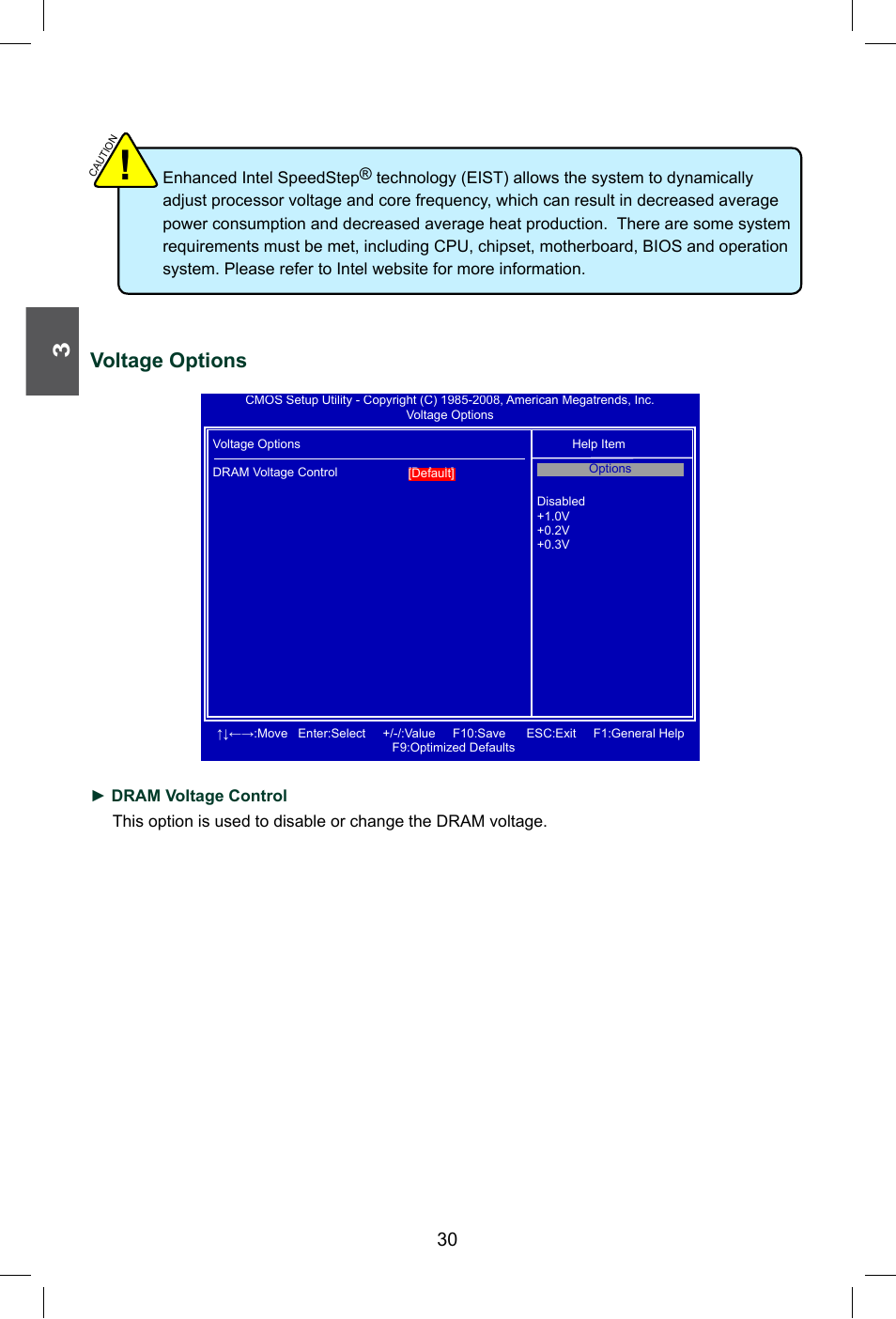 Voltage options | Foxconn G41M Series User Manual | Page 37 / 75