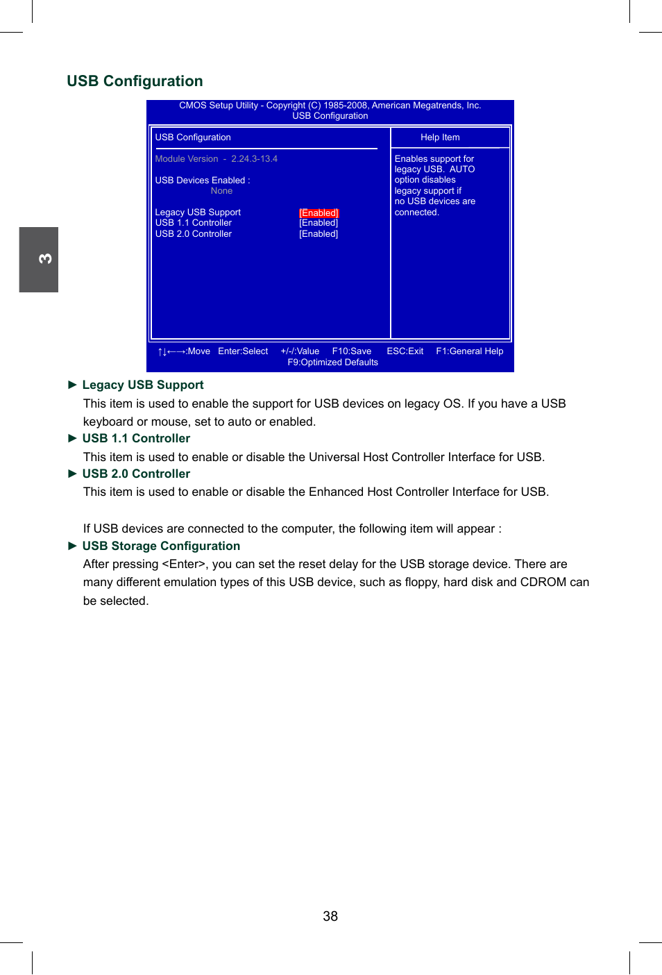 Usb configuration | Foxconn G41M Series User Manual | Page 45 / 75