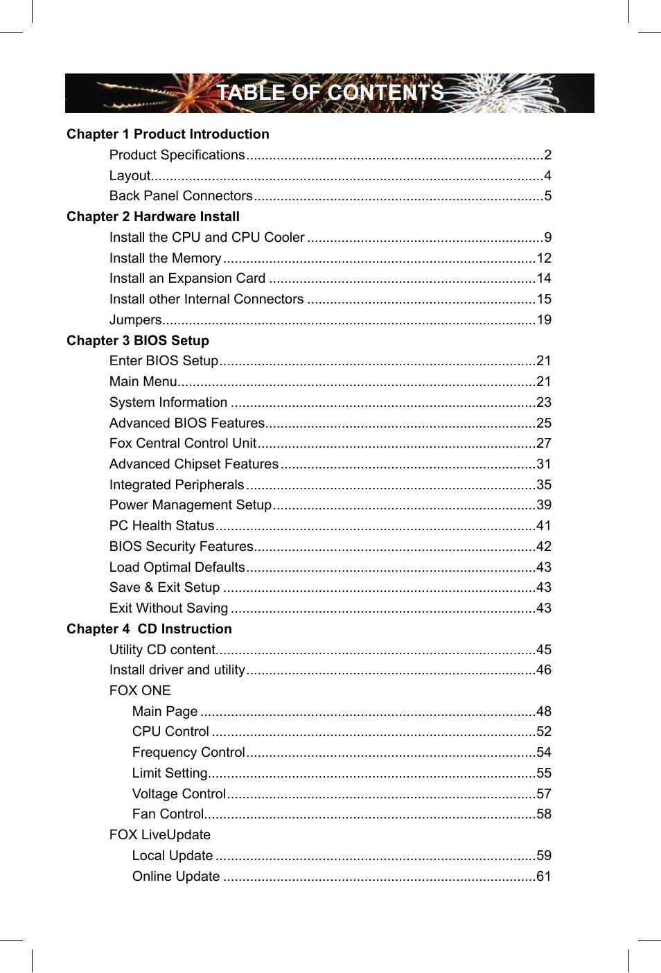 Foxconn G41M Series User Manual | Page 6 / 75