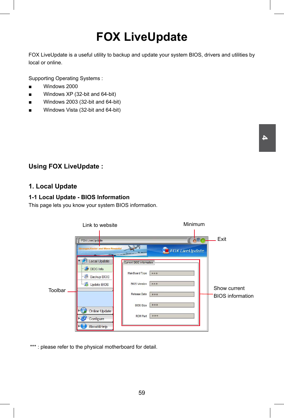 Fox liveupdate | Foxconn G41M Series User Manual | Page 66 / 75