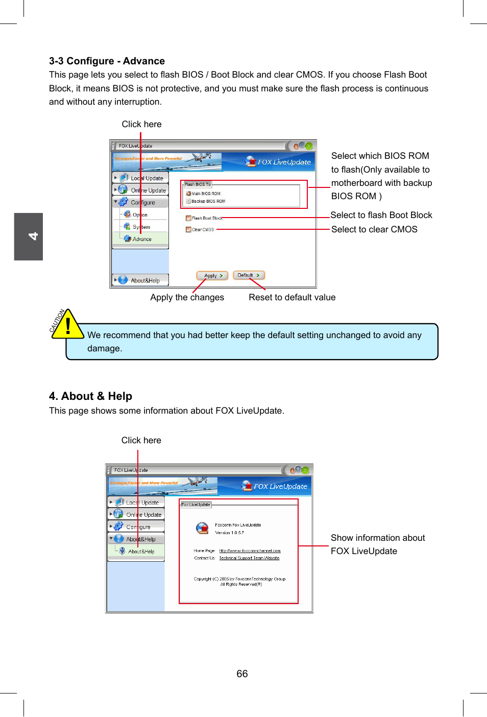 About & help | Foxconn G41M Series User Manual | Page 73 / 75