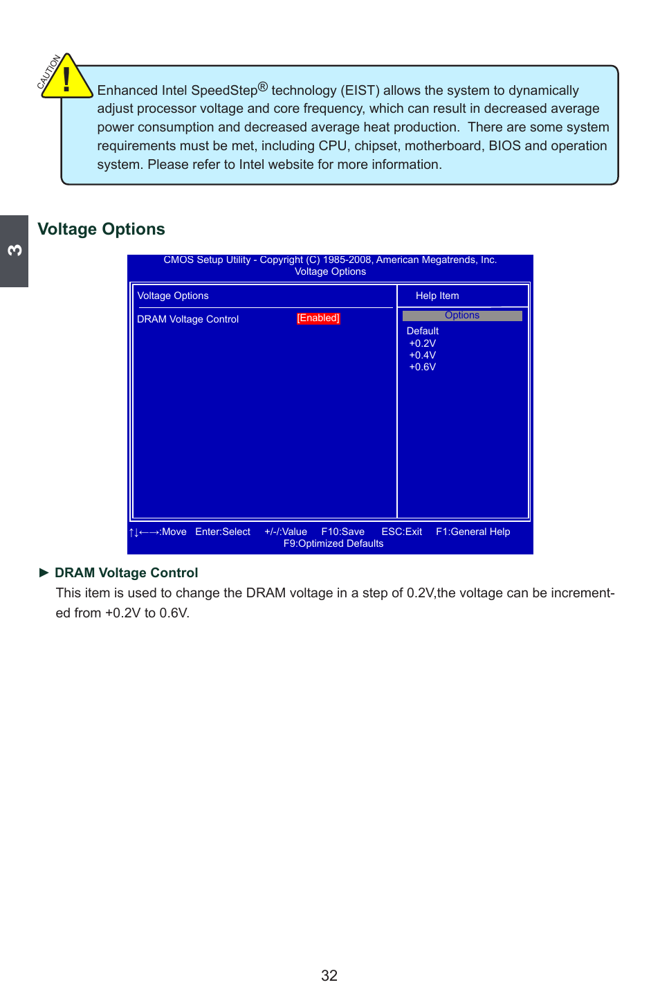 Voltage options | Foxconn G41MD Series User Manual | Page 39 / 51