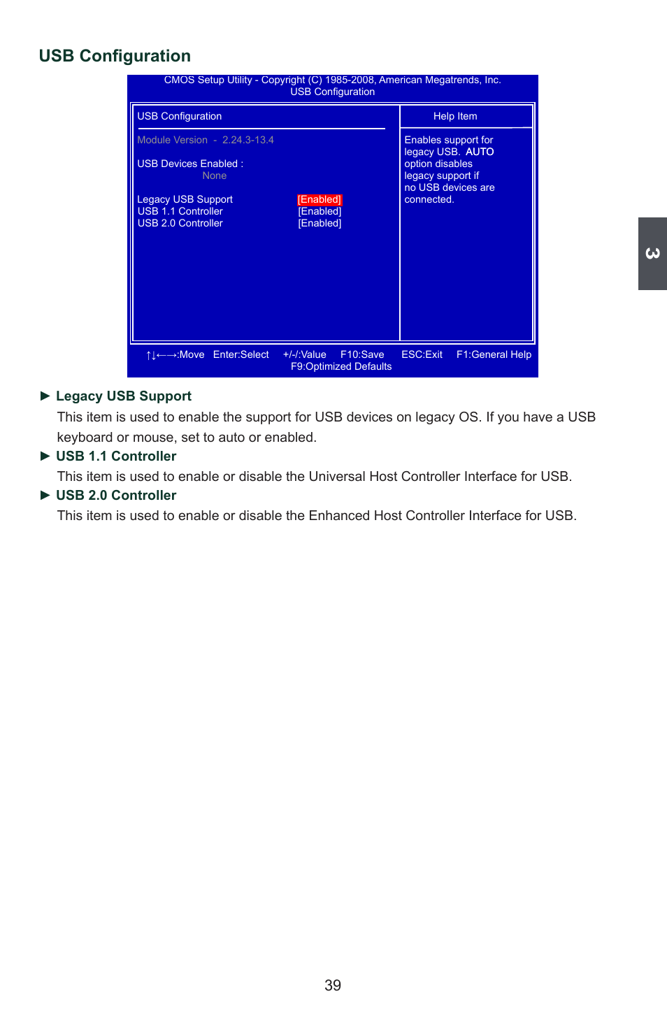 Usb configuration | Foxconn G41MD Series User Manual | Page 46 / 51