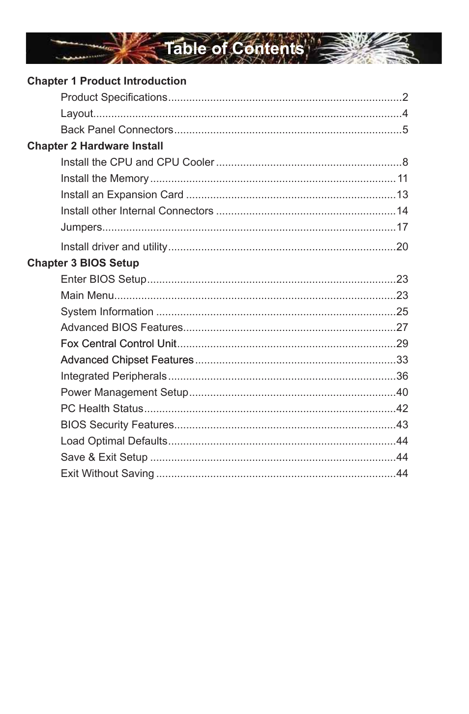 Foxconn G41MD Series User Manual | Page 6 / 51