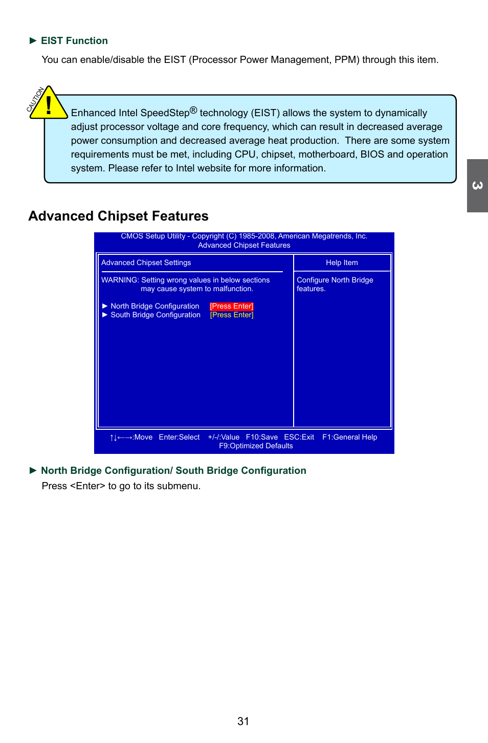 Advanced chipset features | Foxconn G41MXP User Manual | Page 38 / 74