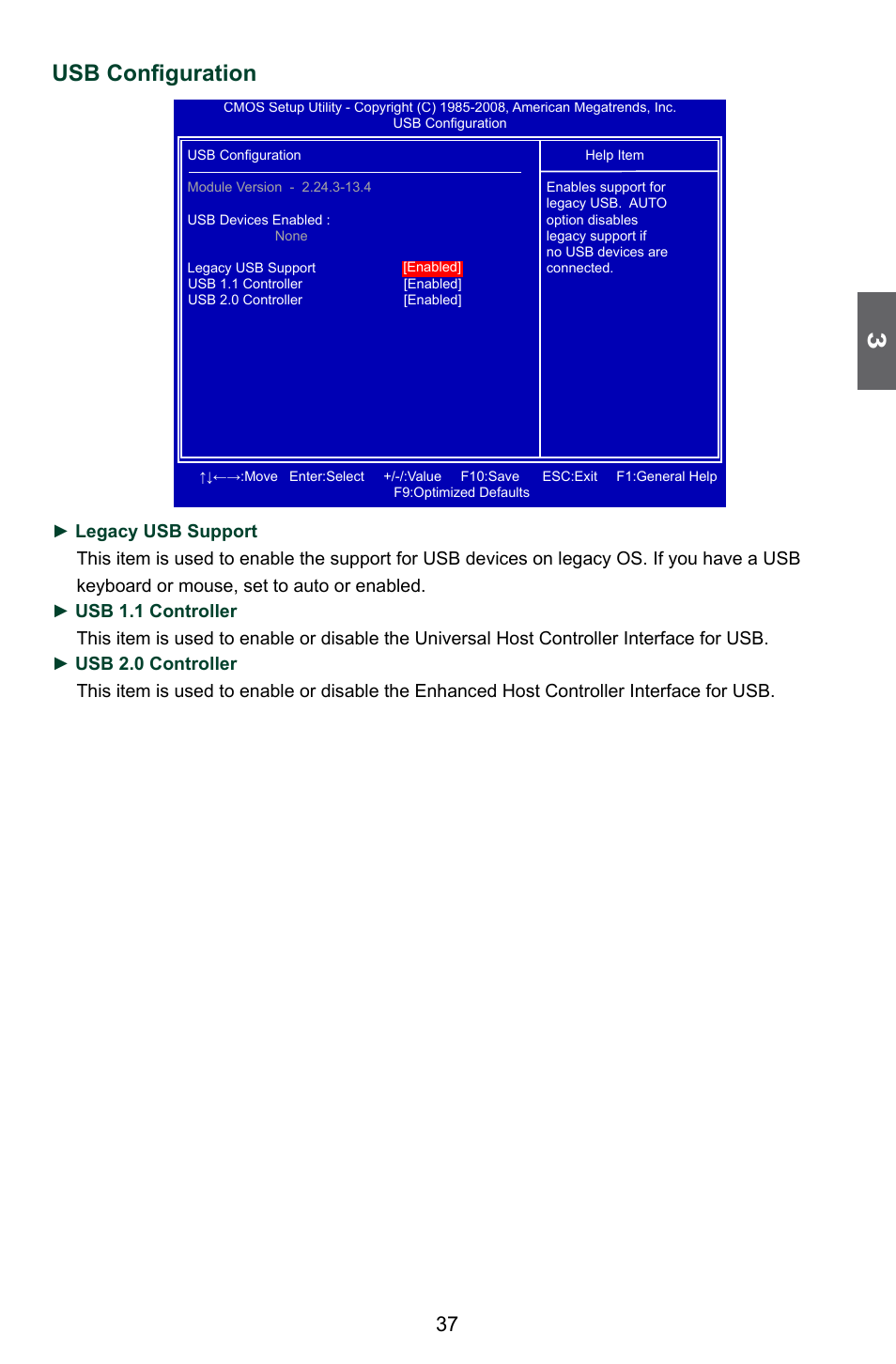 Usb configuration | Foxconn G41MXP User Manual | Page 44 / 74