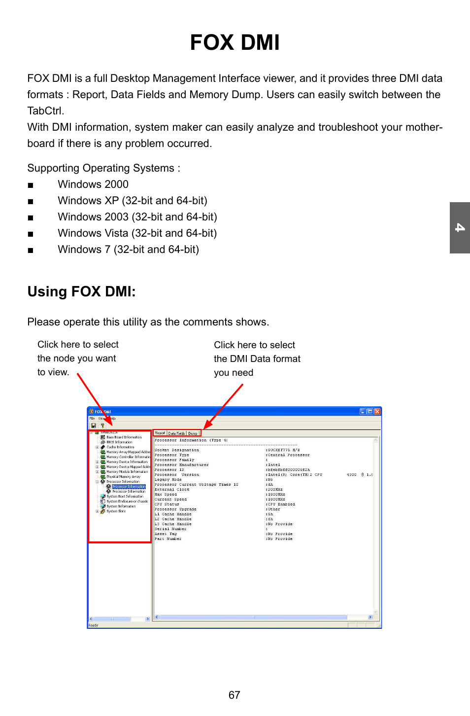 Fox dmi, Using fox dmi | Foxconn G41MXP User Manual | Page 74 / 74