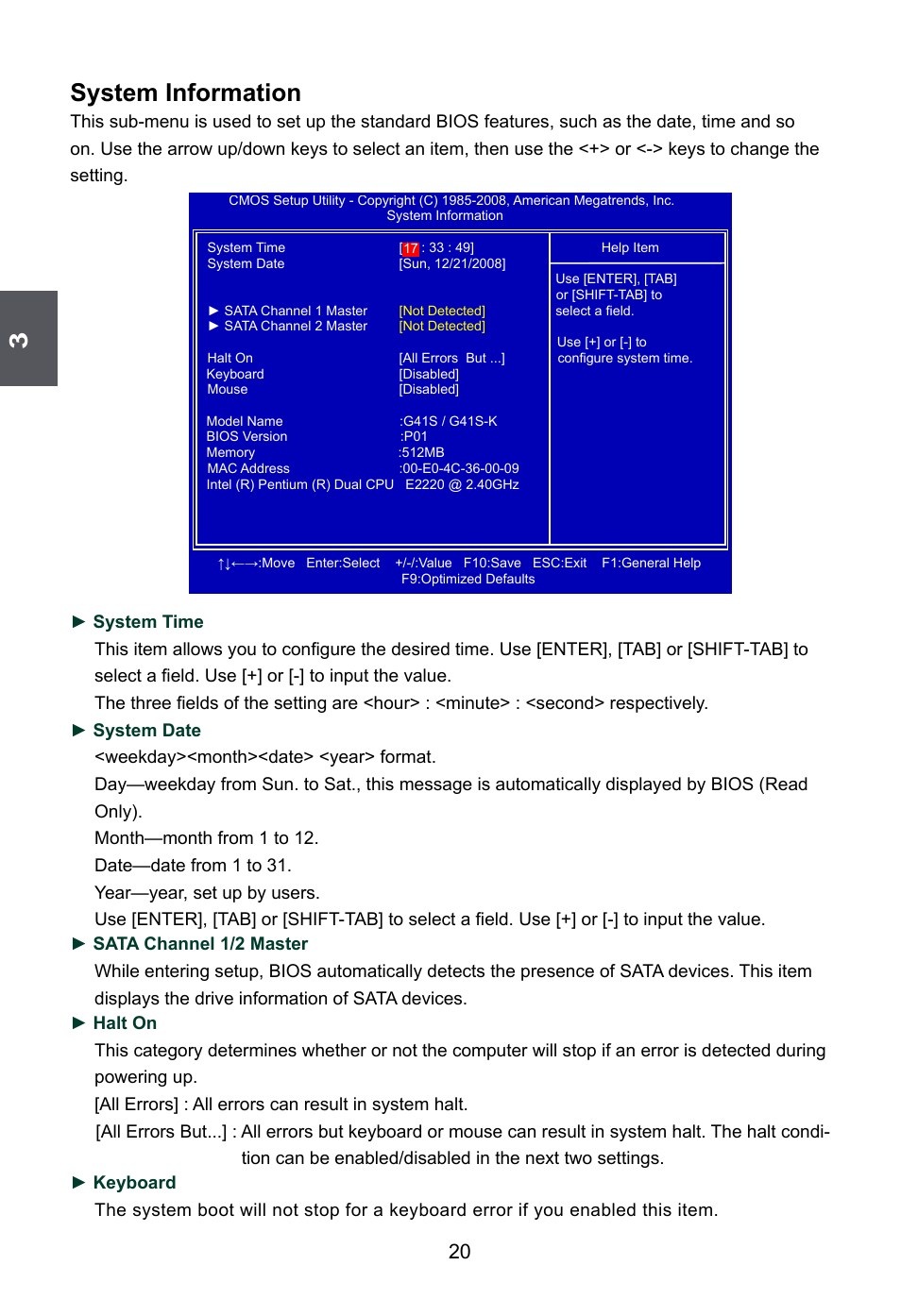 System information | Foxconn G41S User Manual | Page 27 / 69