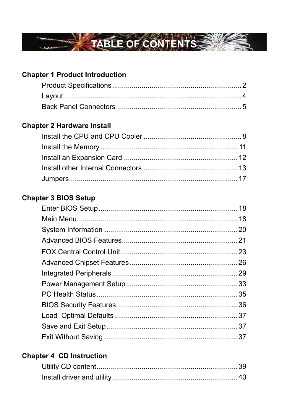 Foxconn G41S User Manual | Page 6 / 69
