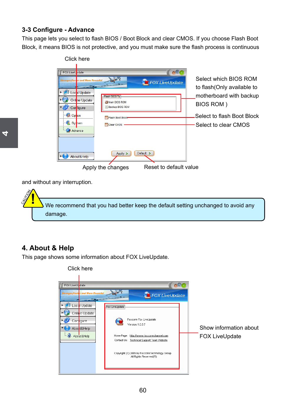 About & help | Foxconn G41S User Manual | Page 67 / 69
