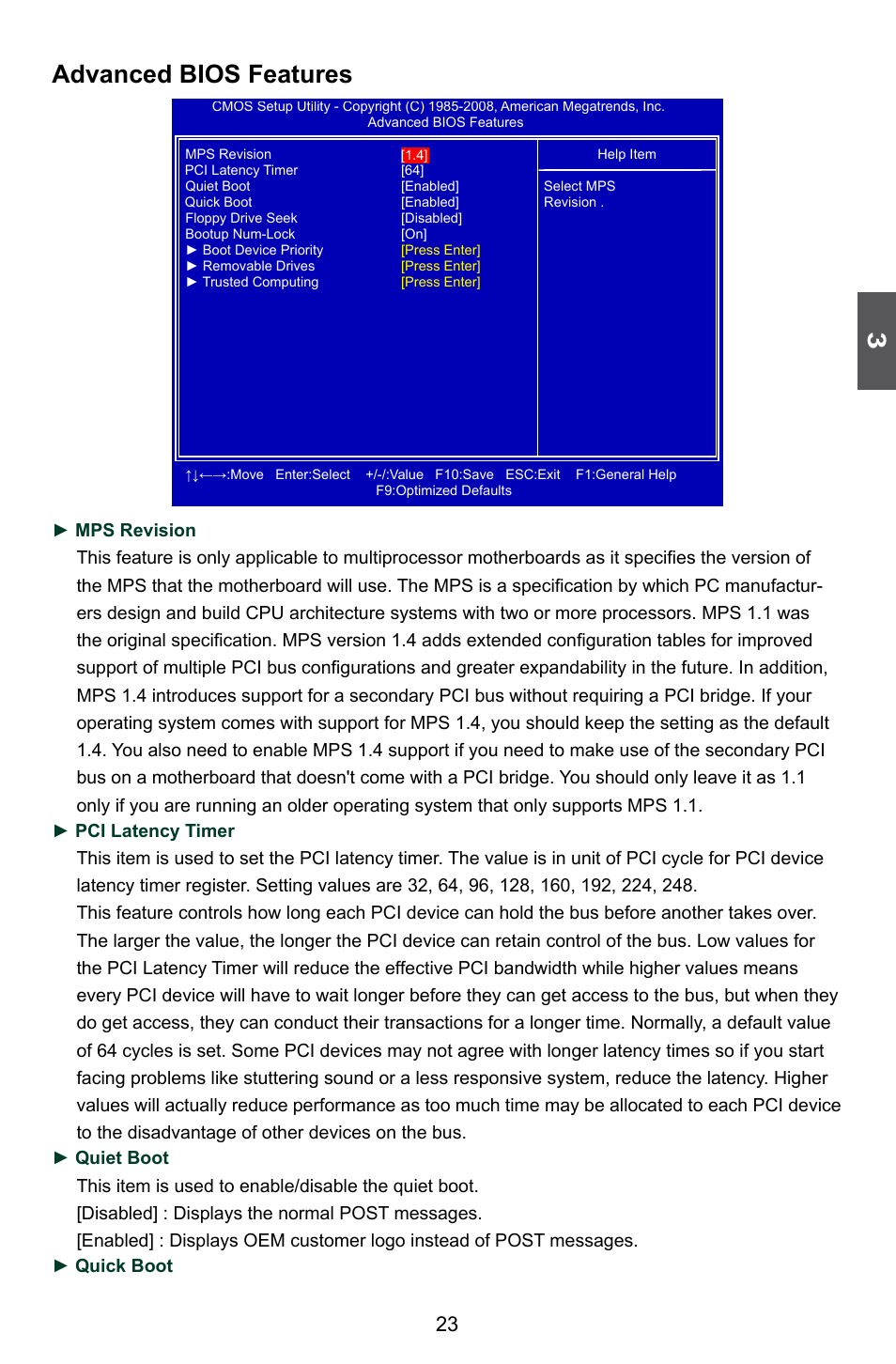 Advanced bios features | Foxconn P41A-G User Manual | Page 30 / 72