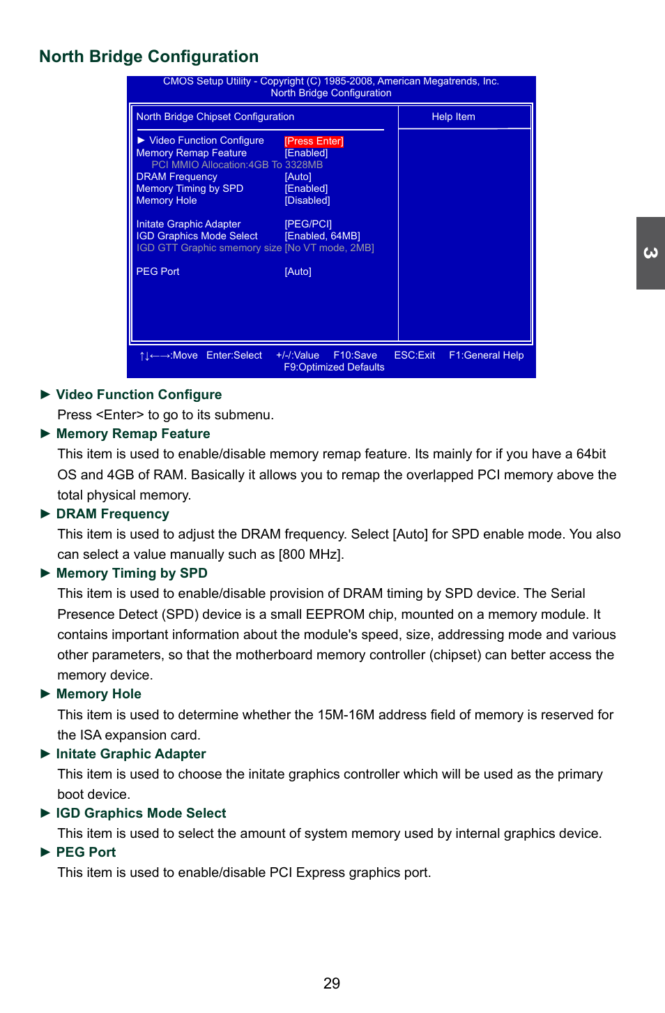 North bridge configuration | Foxconn P41A-G User Manual | Page 36 / 72