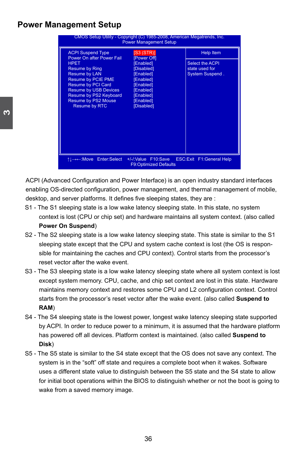 Power management setup | Foxconn P41A-G User Manual | Page 43 / 72