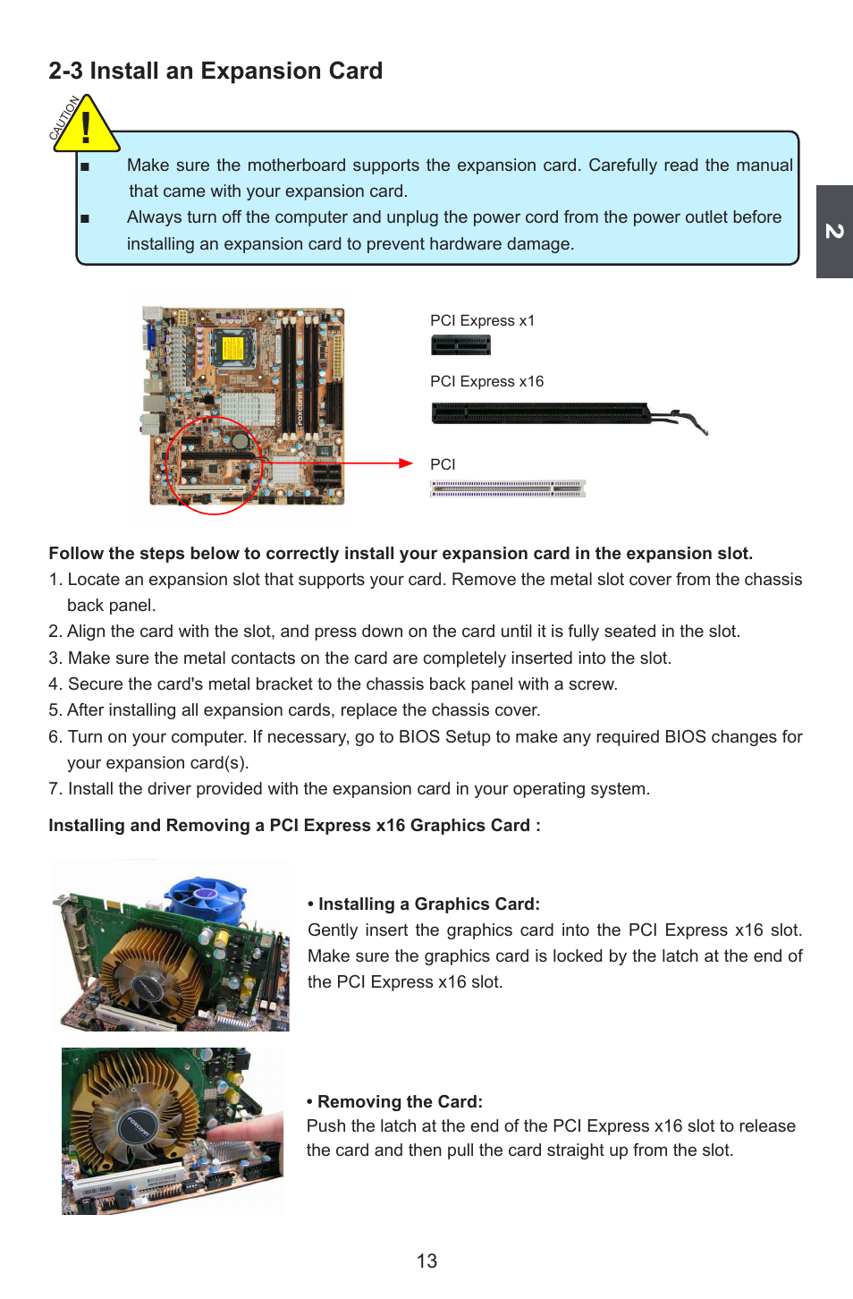 3 install an expansion card | Foxconn G45MG User Manual | Page 20 / 124