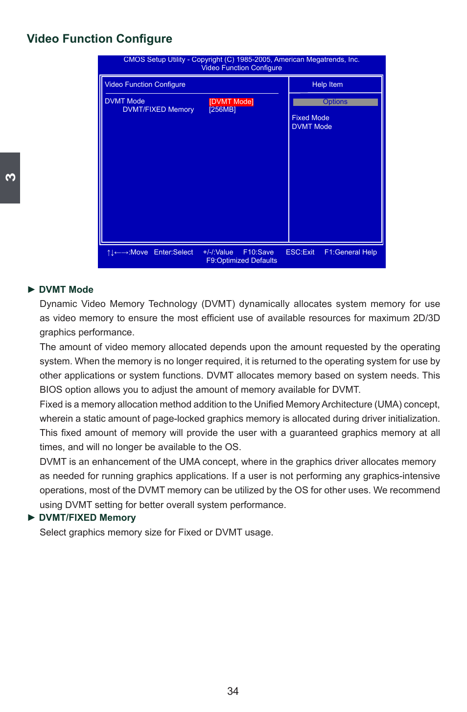 Video function configure | Foxconn G45MG User Manual | Page 41 / 124