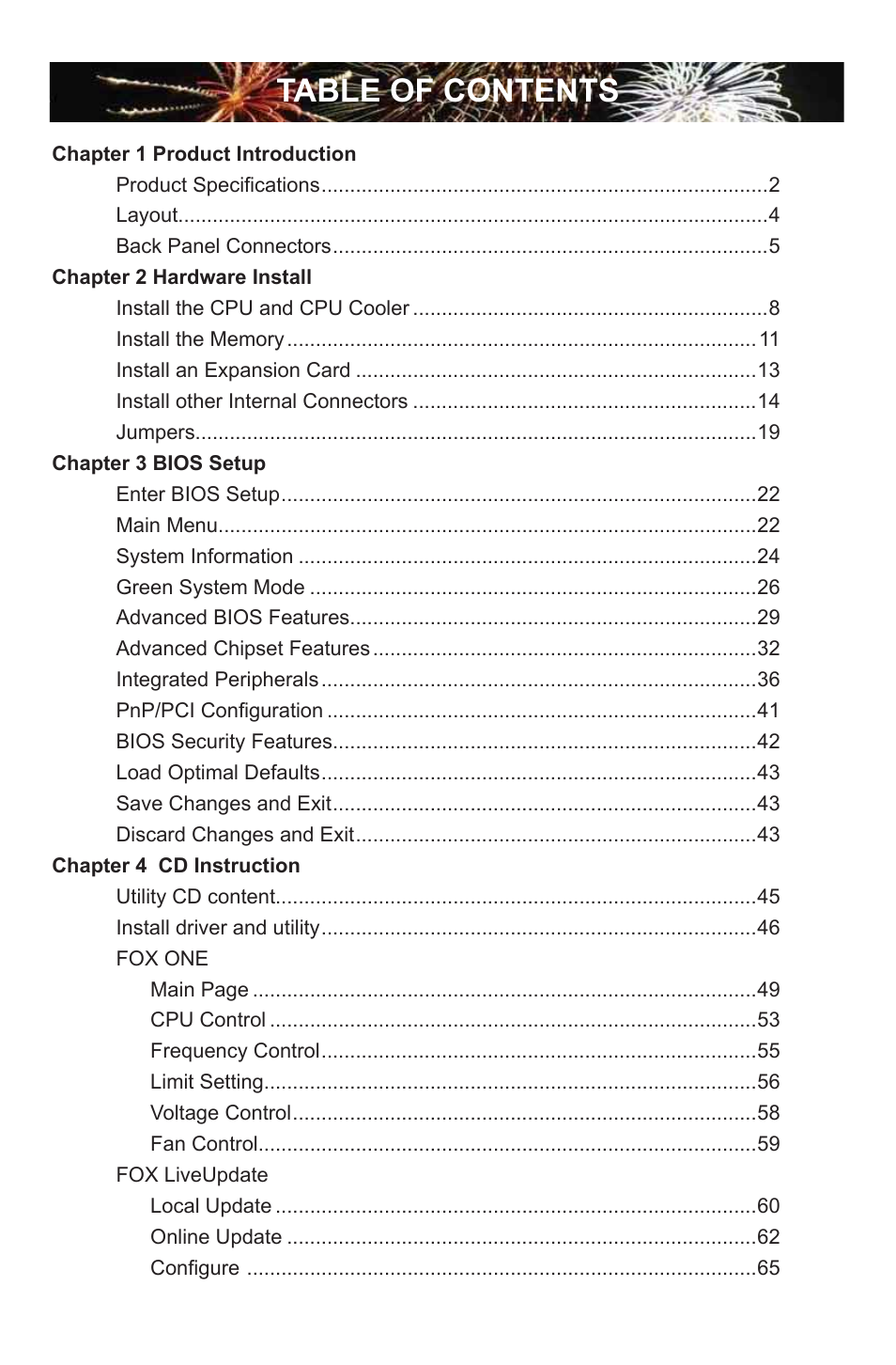 Foxconn G45MG User Manual | Page 6 / 124