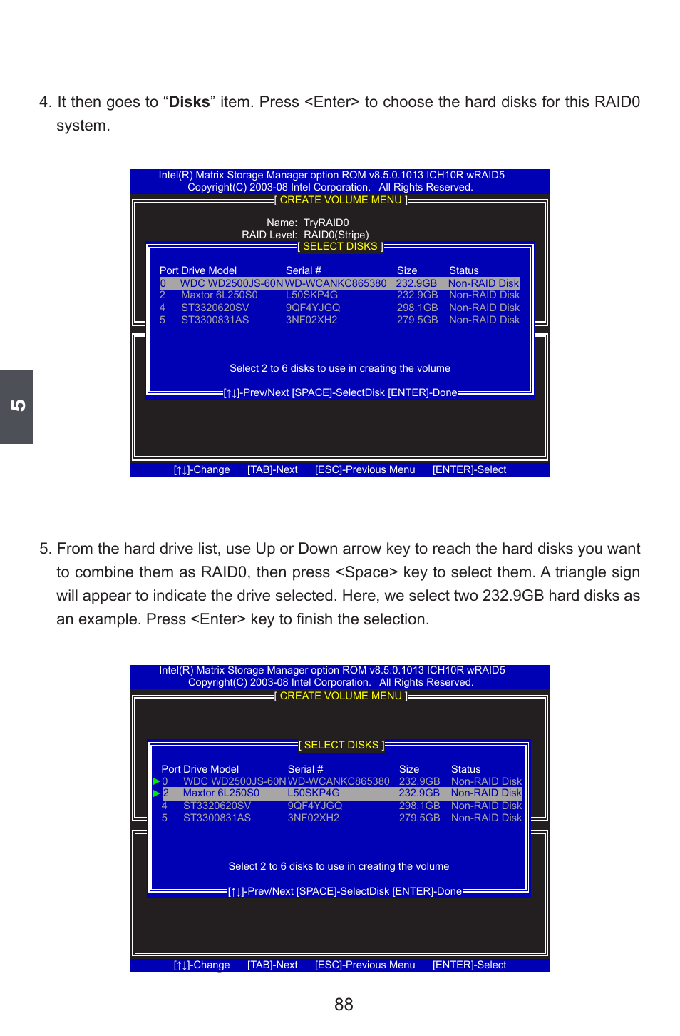 Creating raid 1 | Foxconn G45MG User Manual | Page 95 / 124