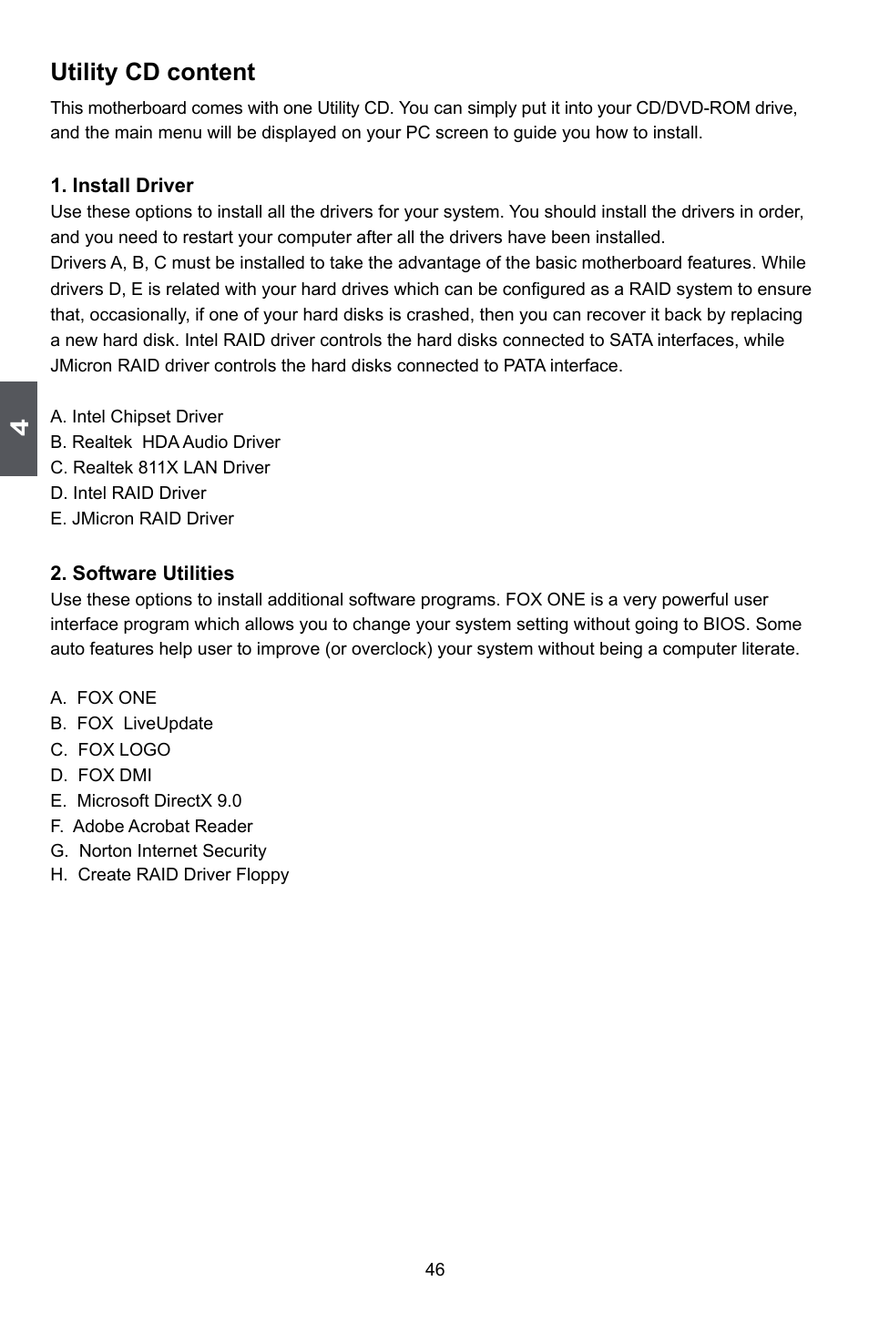 Utility cd content | Foxconn P35A User Manual | Page 53 / 117