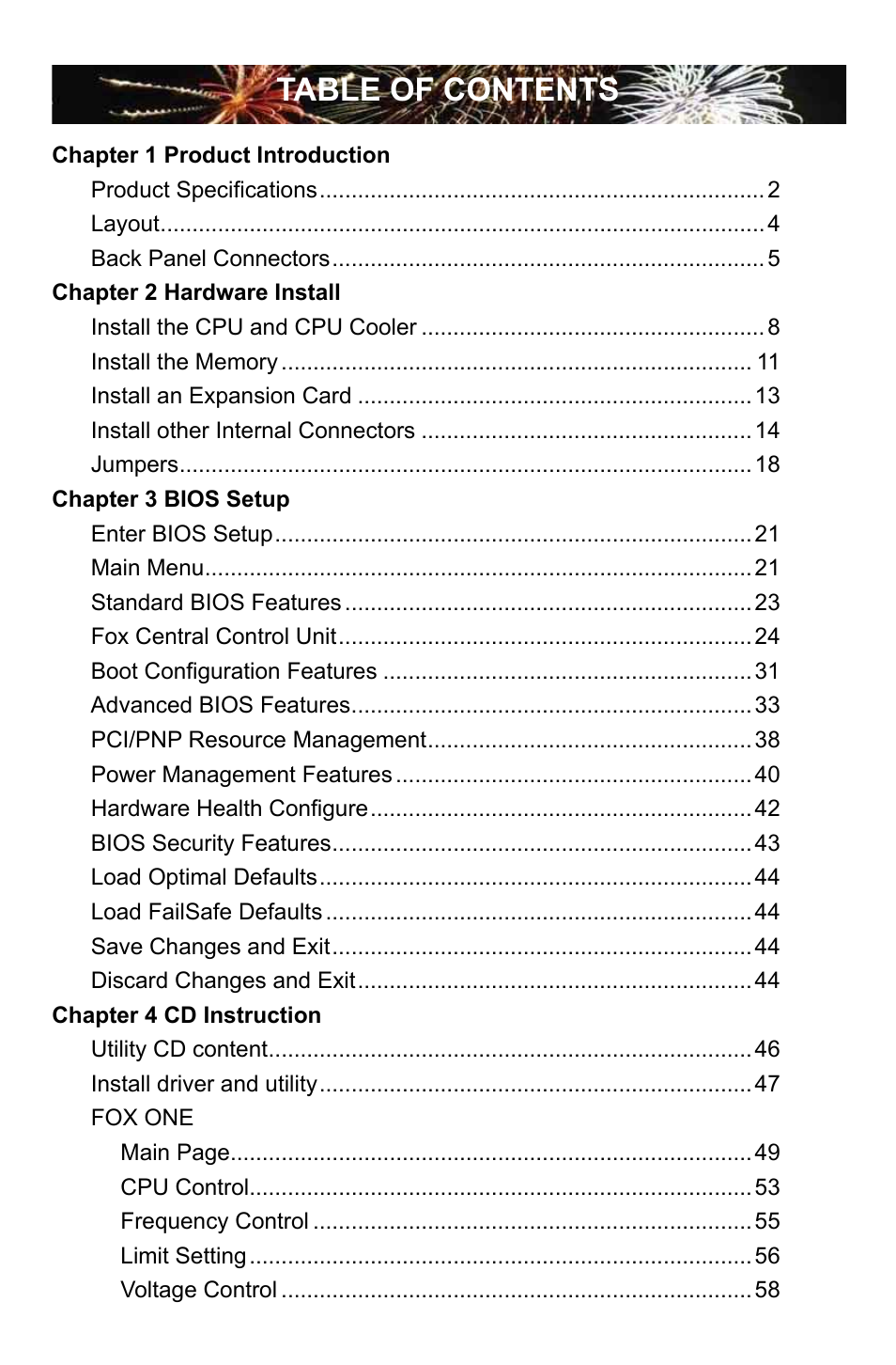 Foxconn P35A User Manual | Page 6 / 117