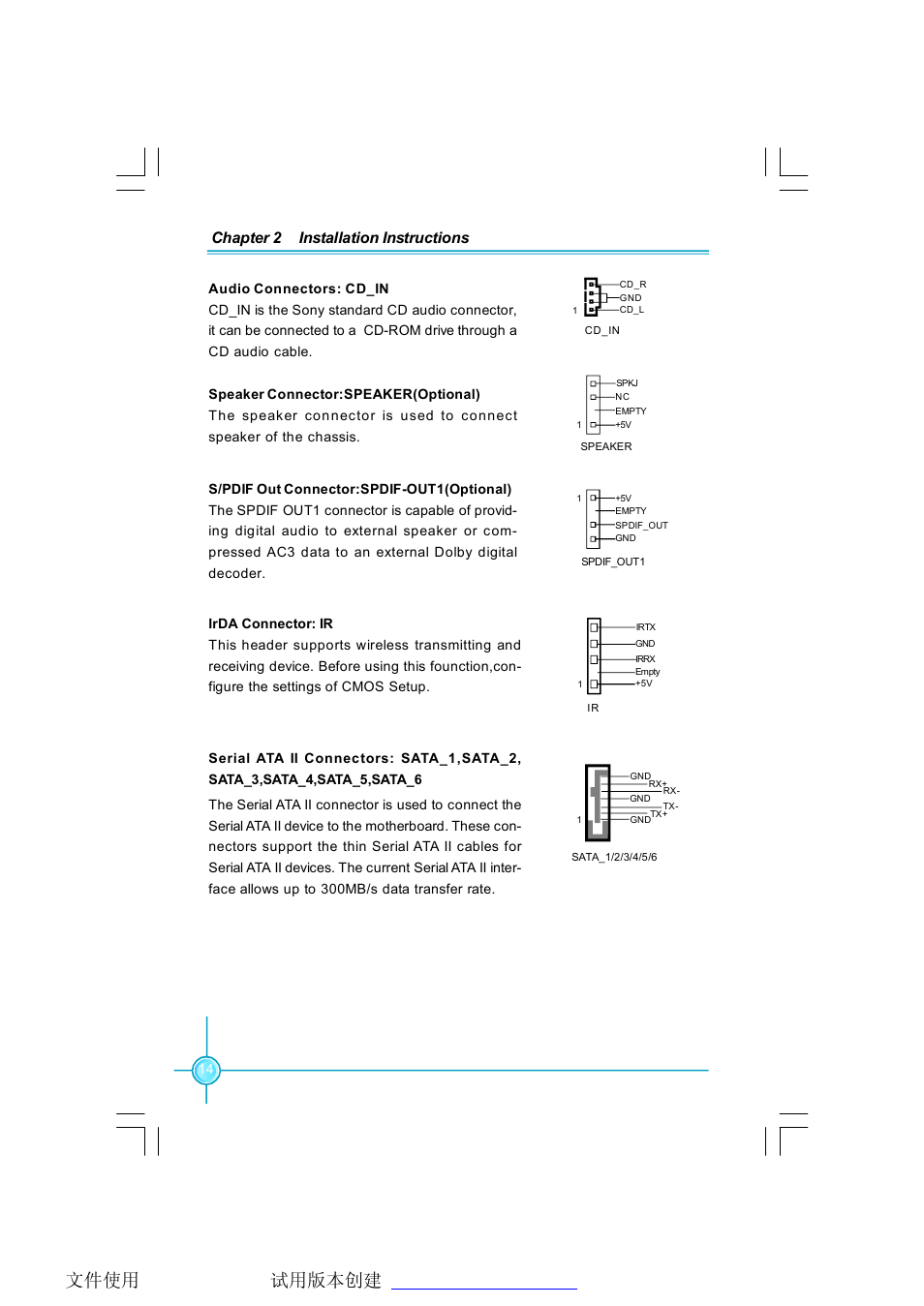 Chapter 2 installation instructions | Foxconn P35AP-S User Manual | Page 20 / 67
