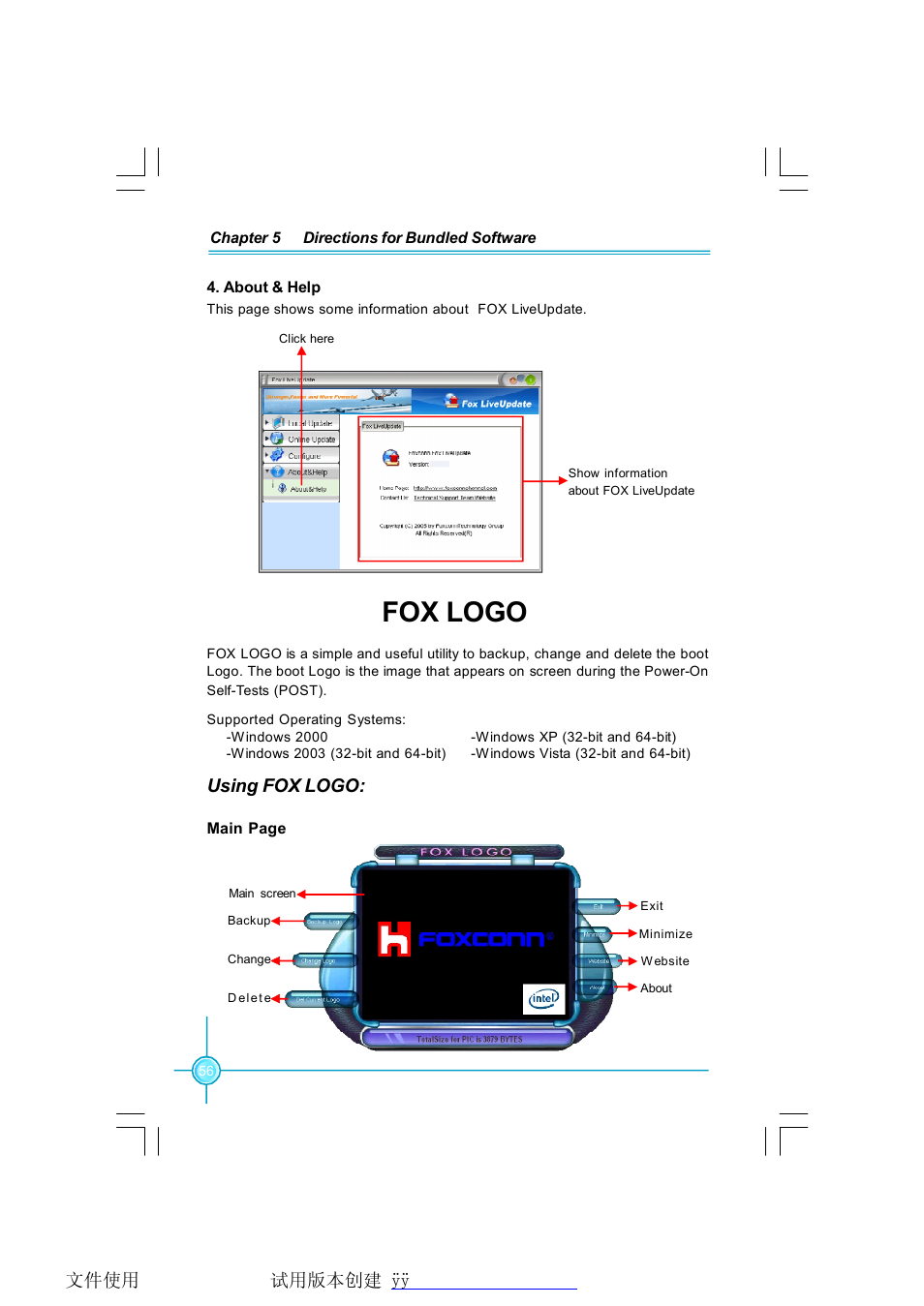 Fox logo | Foxconn P35AP-S User Manual | Page 62 / 67