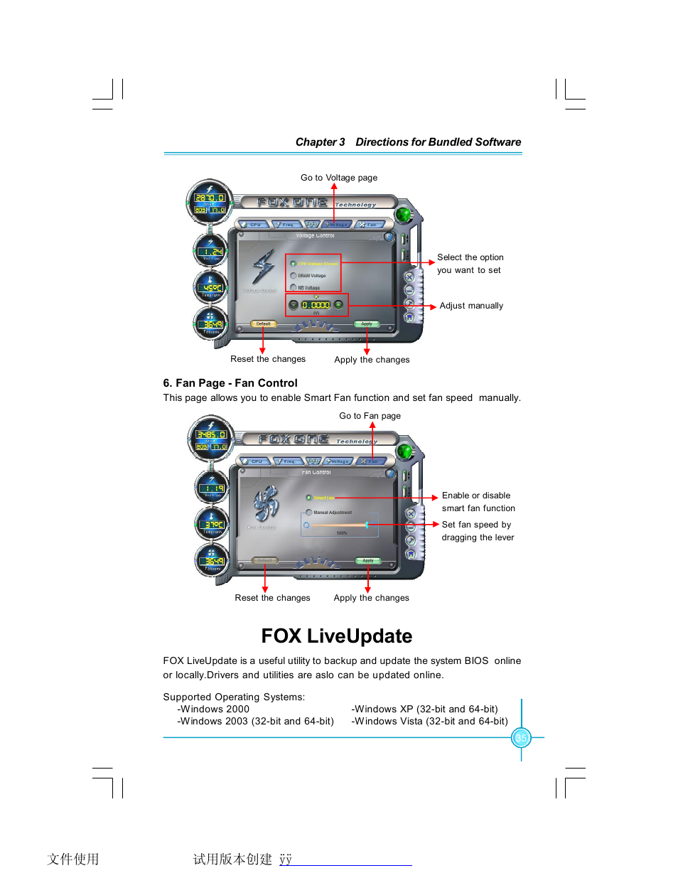 Fox liveupdate | Foxconn P35AX-S User Manual | Page 41 / 44