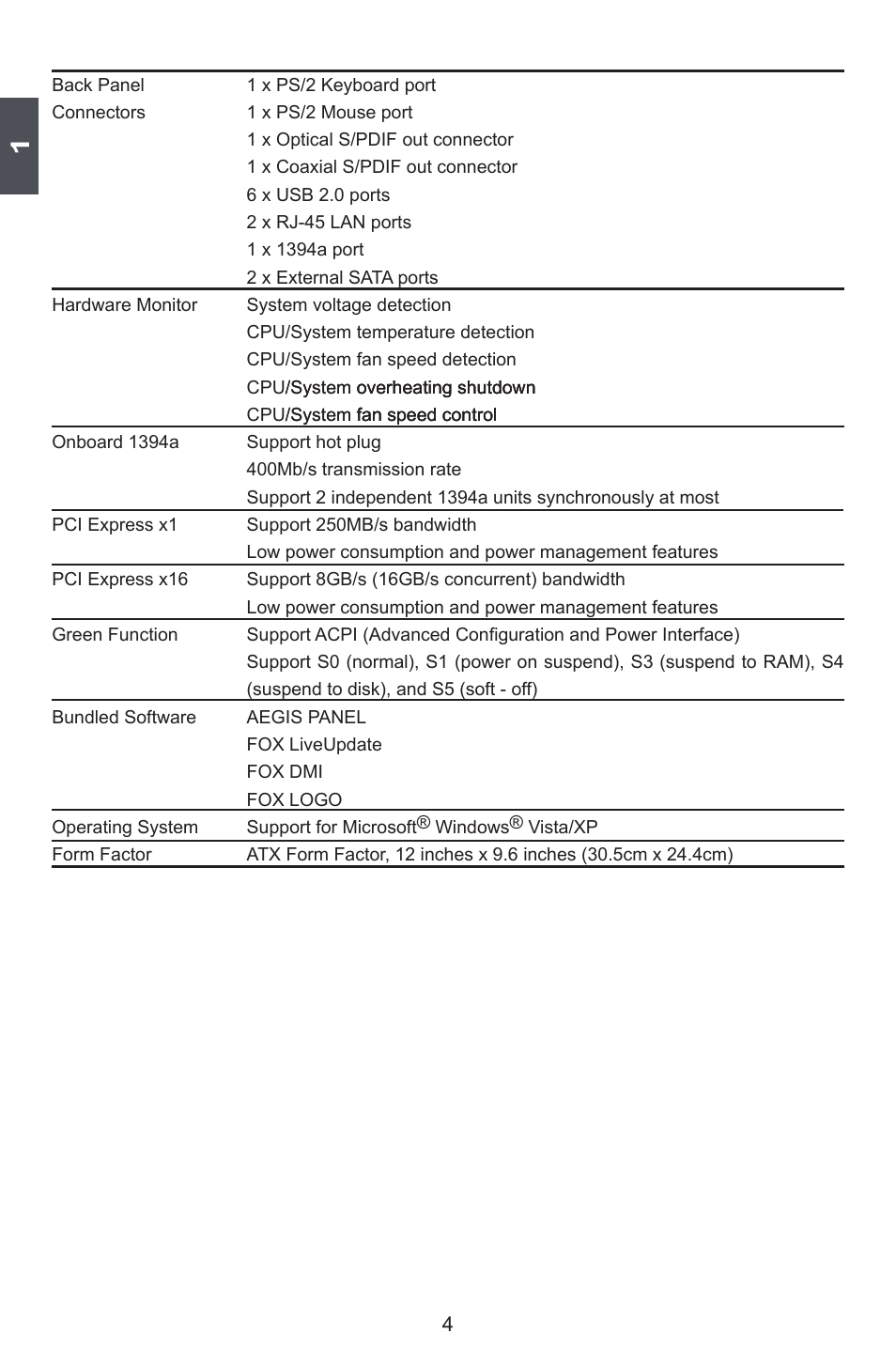 Foxconn Avenger User Manual | Page 11 / 119