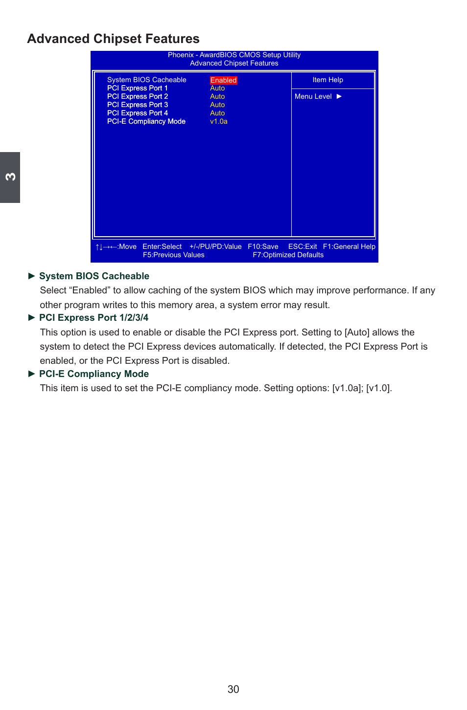 Advanced chipset features | Foxconn Avenger User Manual | Page 37 / 119